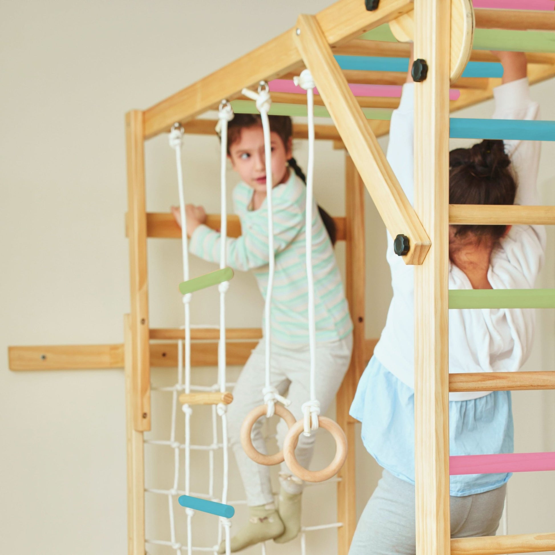 Grove 8 - in - 1 foldable wooden jungle gym - The Nurturing Nook