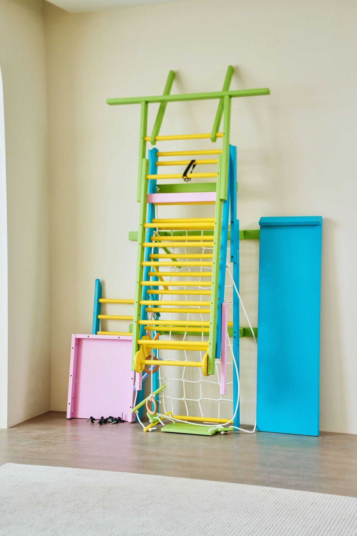 Grove 8 - in - 1 foldable wooden jungle gym - The Nurturing Nook