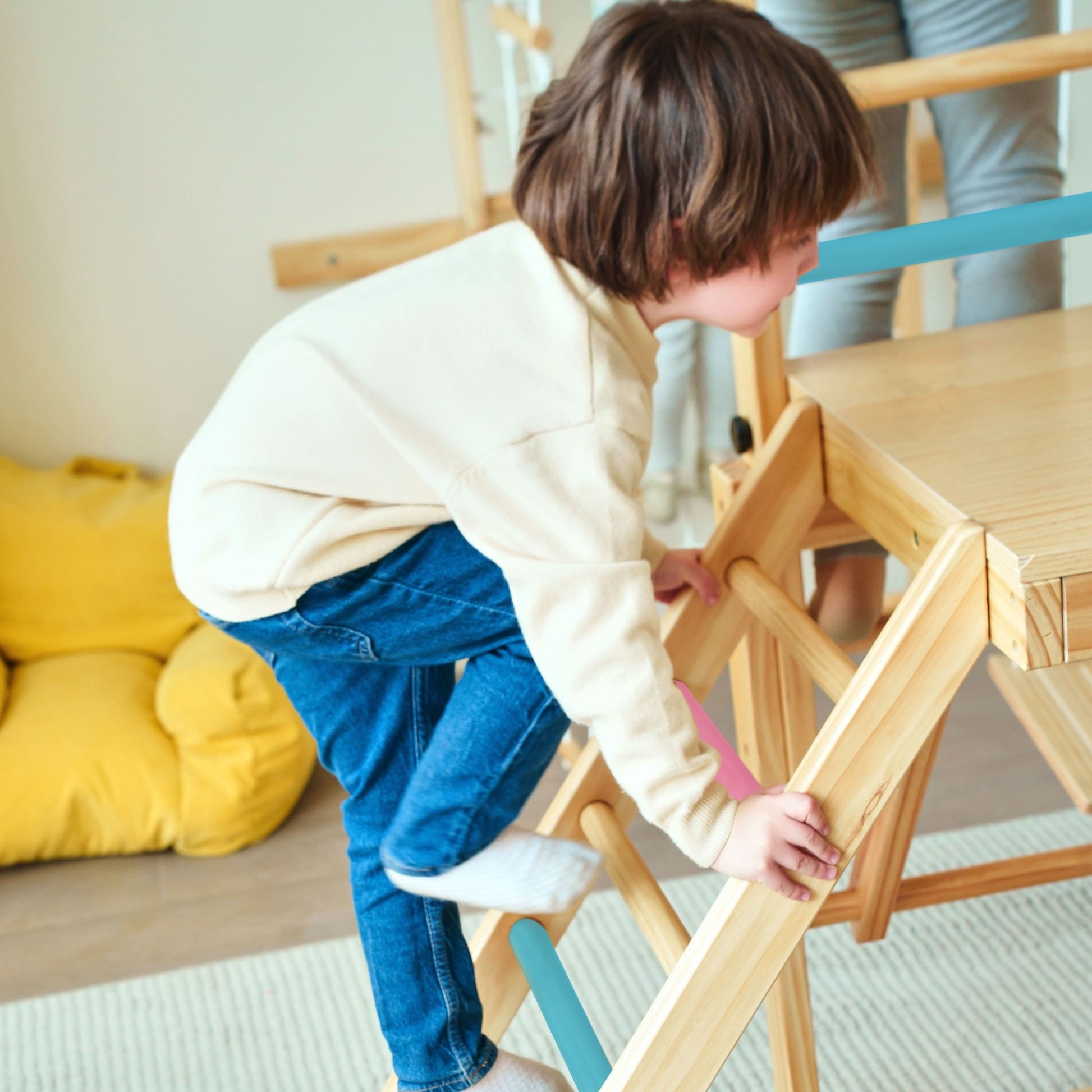 Grove 8 - in - 1 foldable wooden jungle gym - The Nurturing Nook