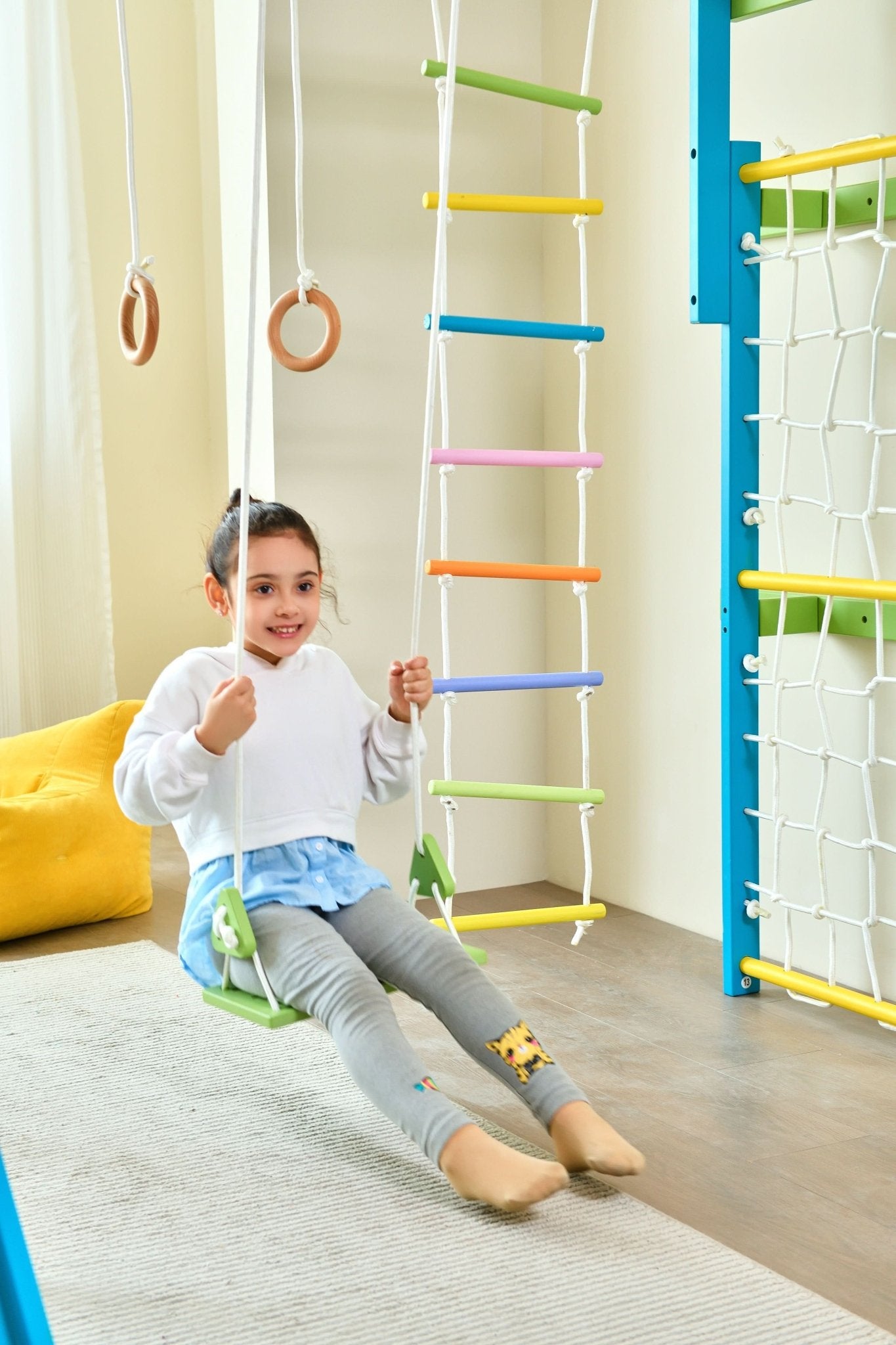 Grove 8 - in - 1 foldable wooden jungle gym - The Nurturing Nook