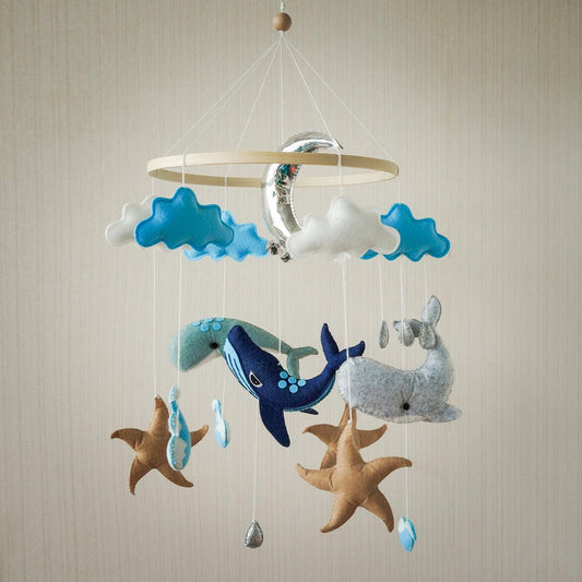 Handmade Baby Mobile | Under the Sea - The Nurturing Nook