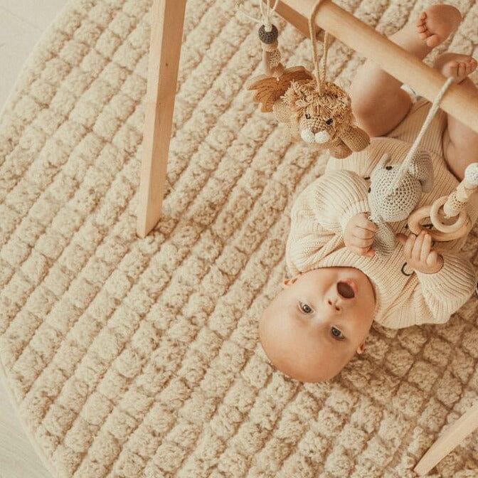 Handmade Crochet Toys for Baby Gym | Safari - The Nurturing Nook