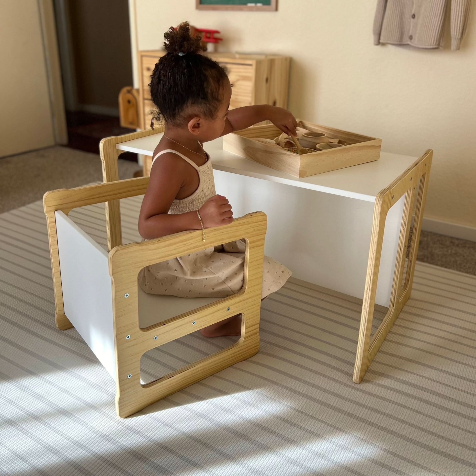 Hanover - convertible weaning table and chair set - The Nurturing Nook