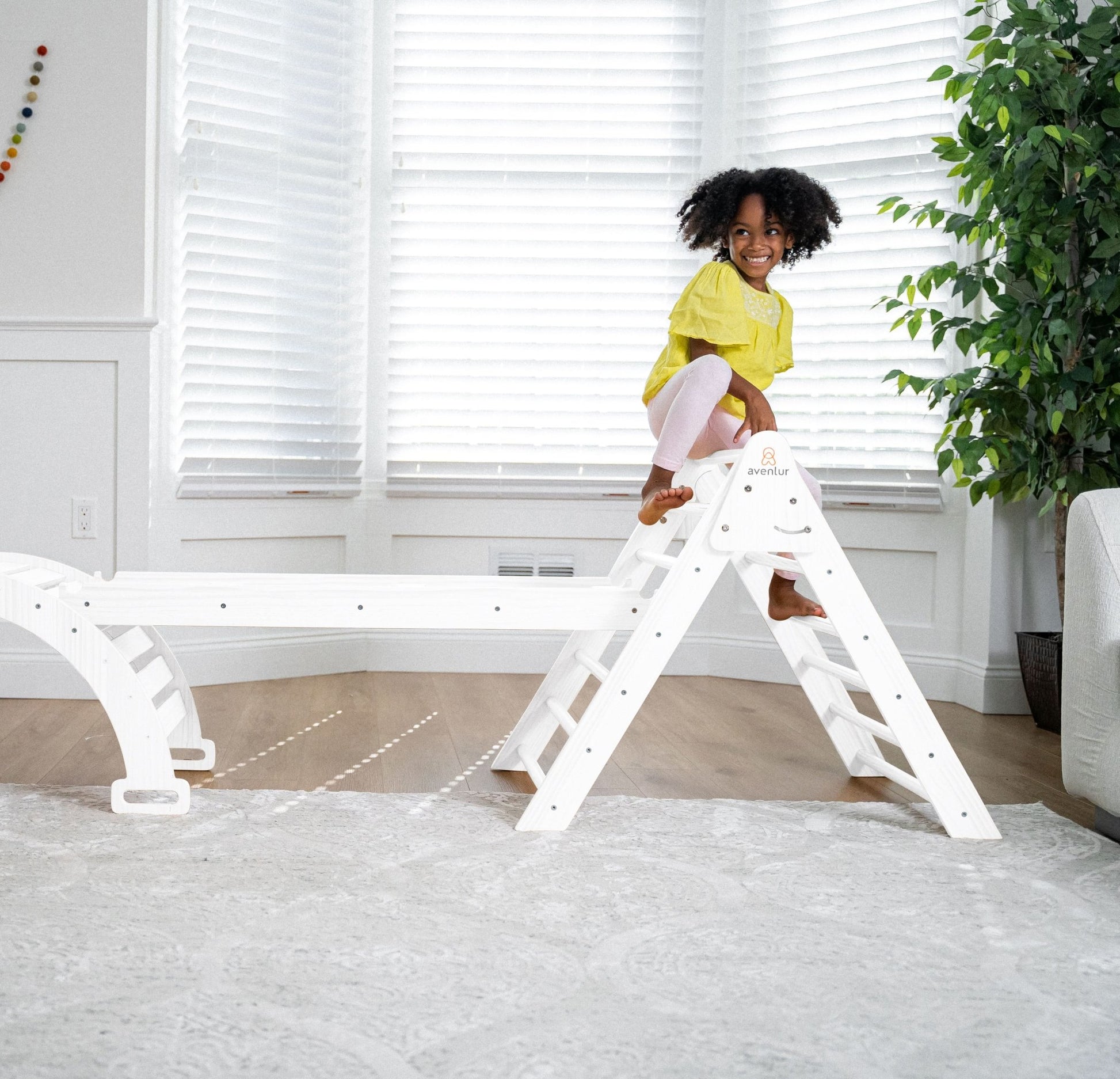 Hazel - Pikler Triangle Ladder & Rocker Set - The Nurturing Nook