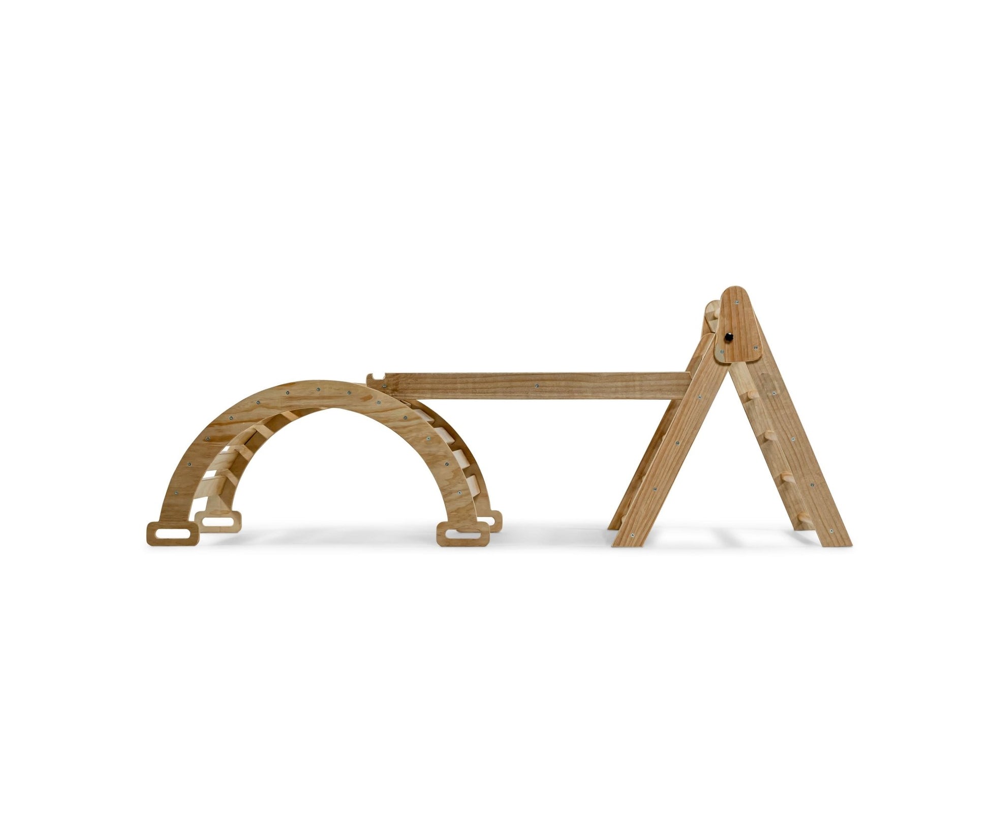 Hazel - Pikler Triangle Ladder & Rocker Set - The Nurturing Nook