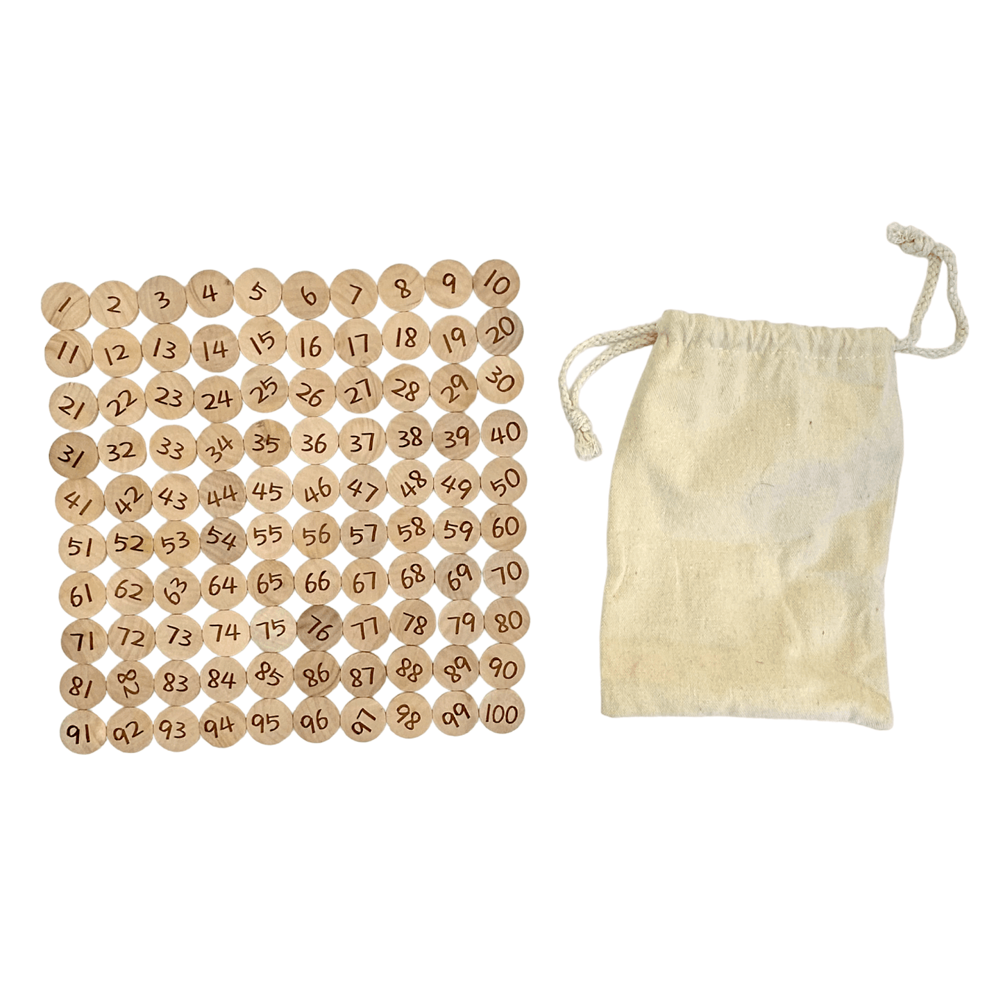Hundred Frame Coin Pockets Set with Counting and Alphabet Coins - The Nurturing Nook