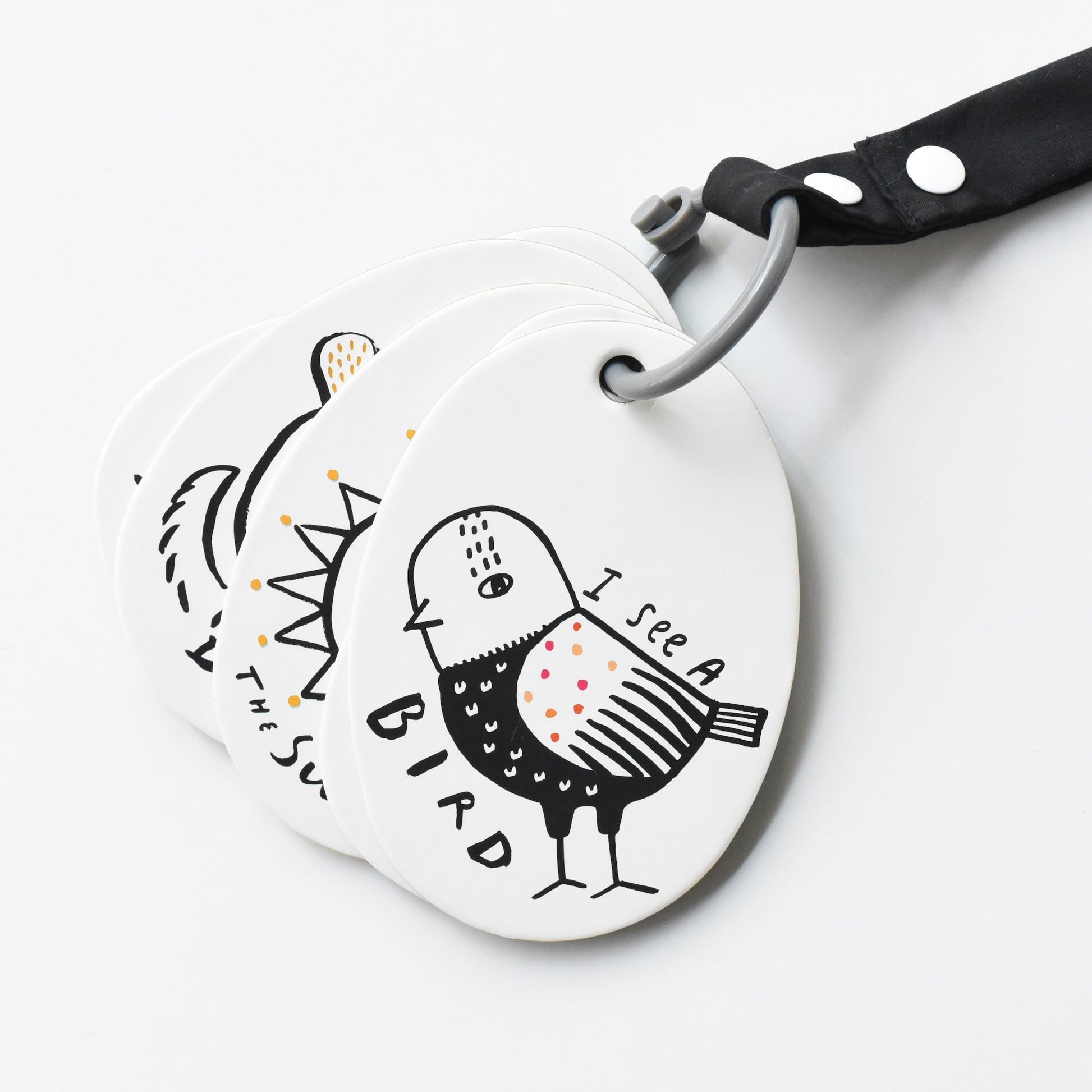 “I See” stroller cards – outdoor - themed visual prompts for toddlers - The Nurturing Nook