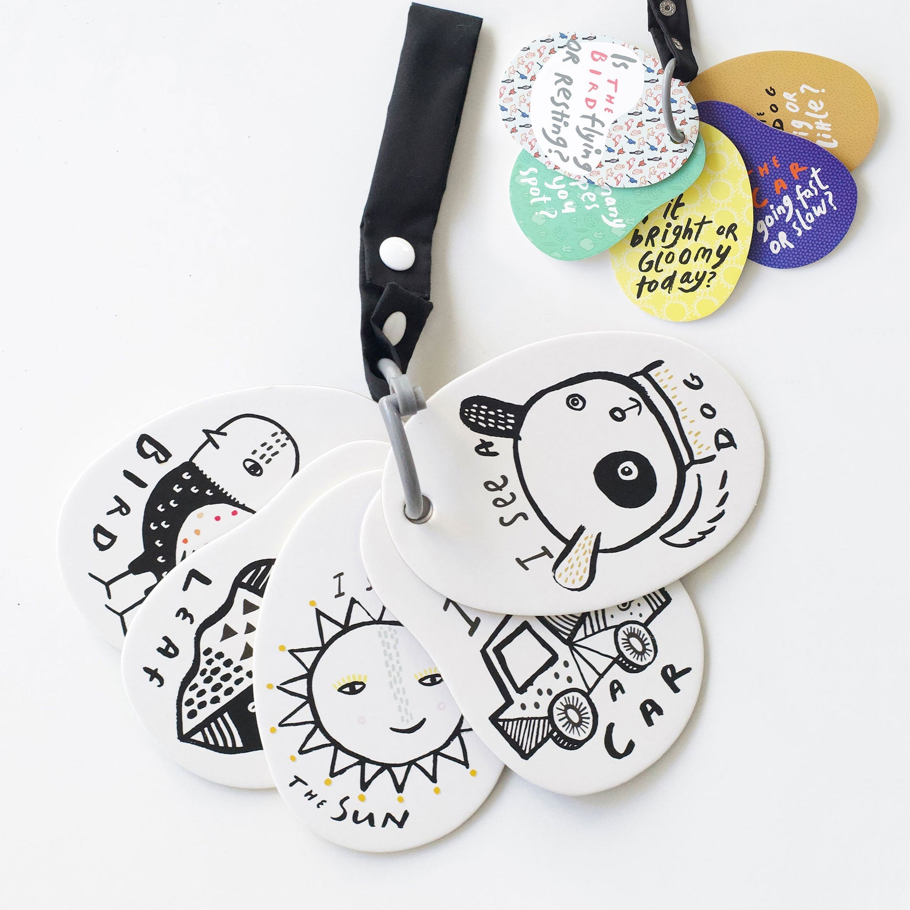 “I See” stroller cards – outdoor - themed visual prompts for toddlers - The Nurturing Nook