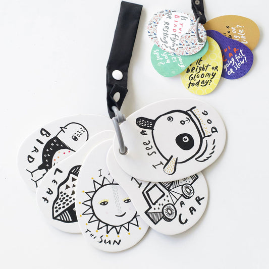 “I See” stroller cards – outdoor - themed visual prompts for toddlers - The Nurturing Nook