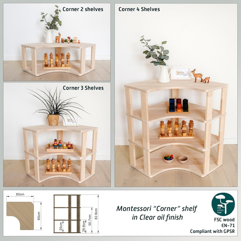 Montessori modular shelving units - MIX & MATCH