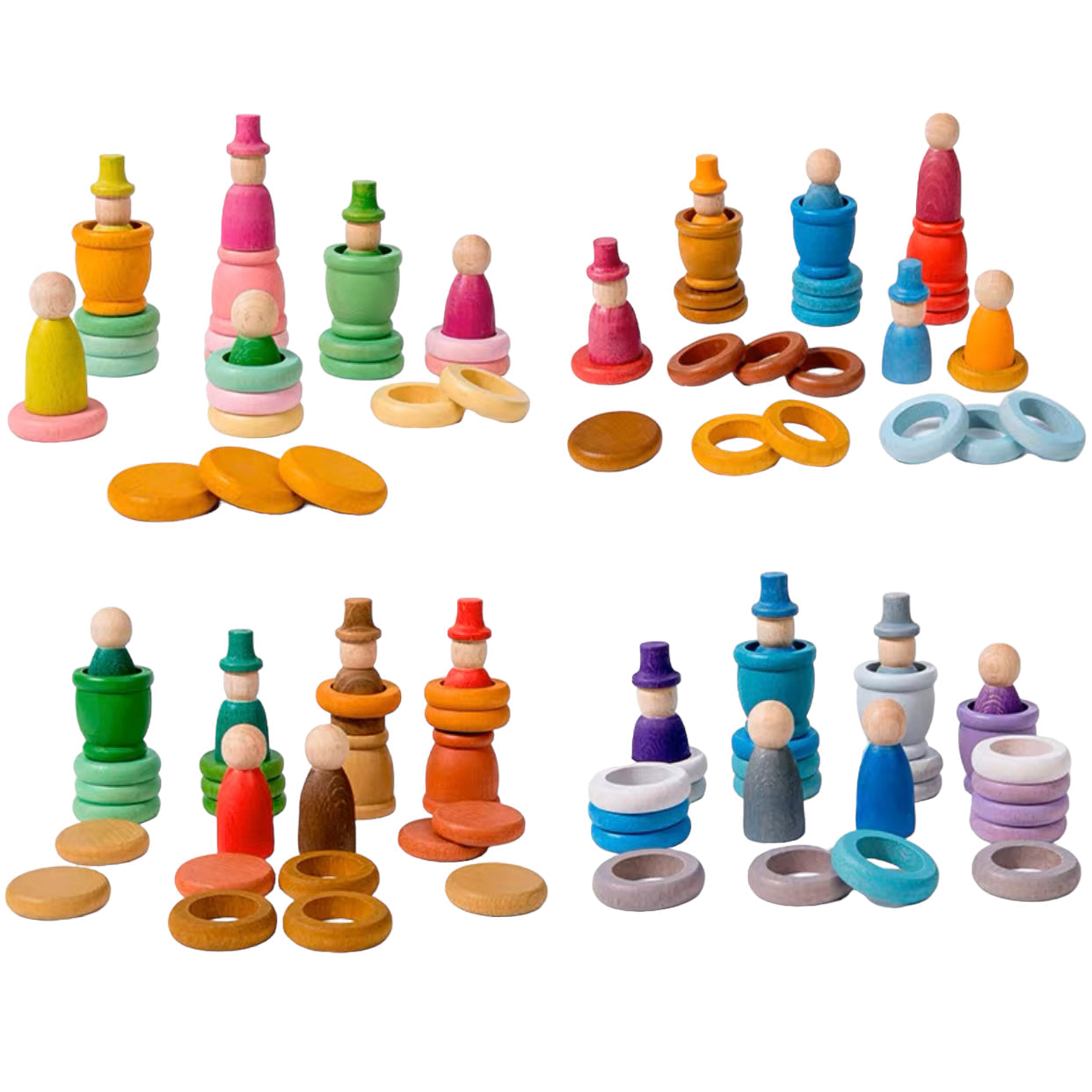 **Pre-Order (Ships in 1-2 Weeks)**108 Pieces Four Seasons Nins Figure Set