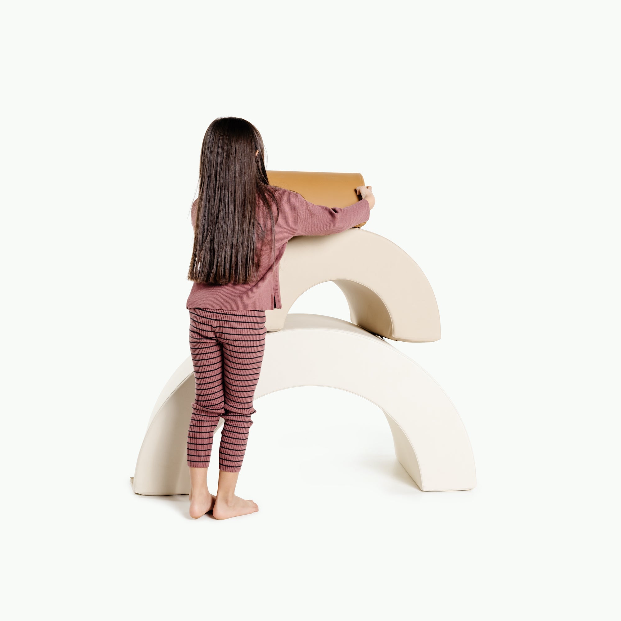 Indoor seesaw climber set