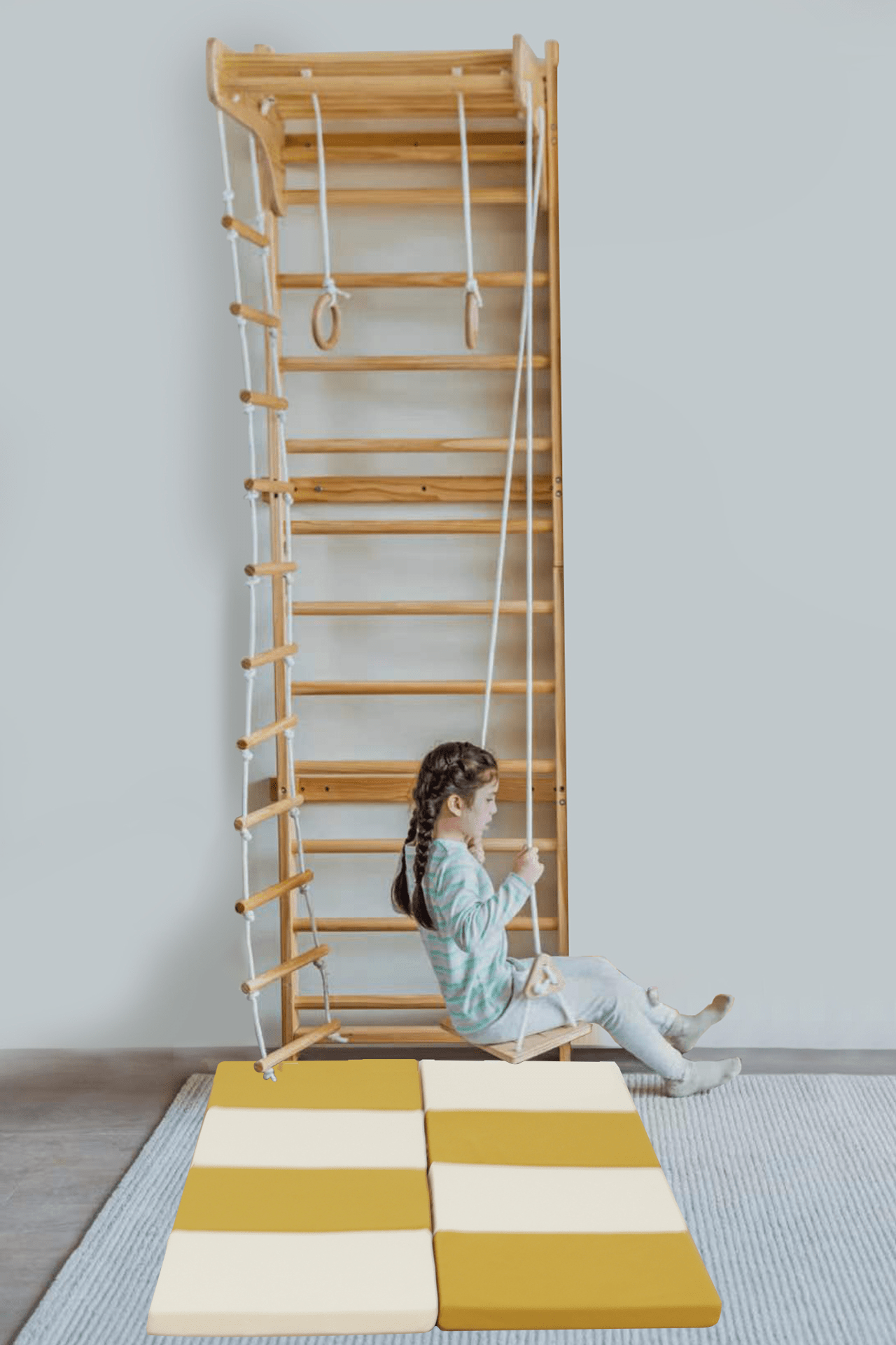 Indoor soft cushioned mat for Betula playset - The Nurturing Nook