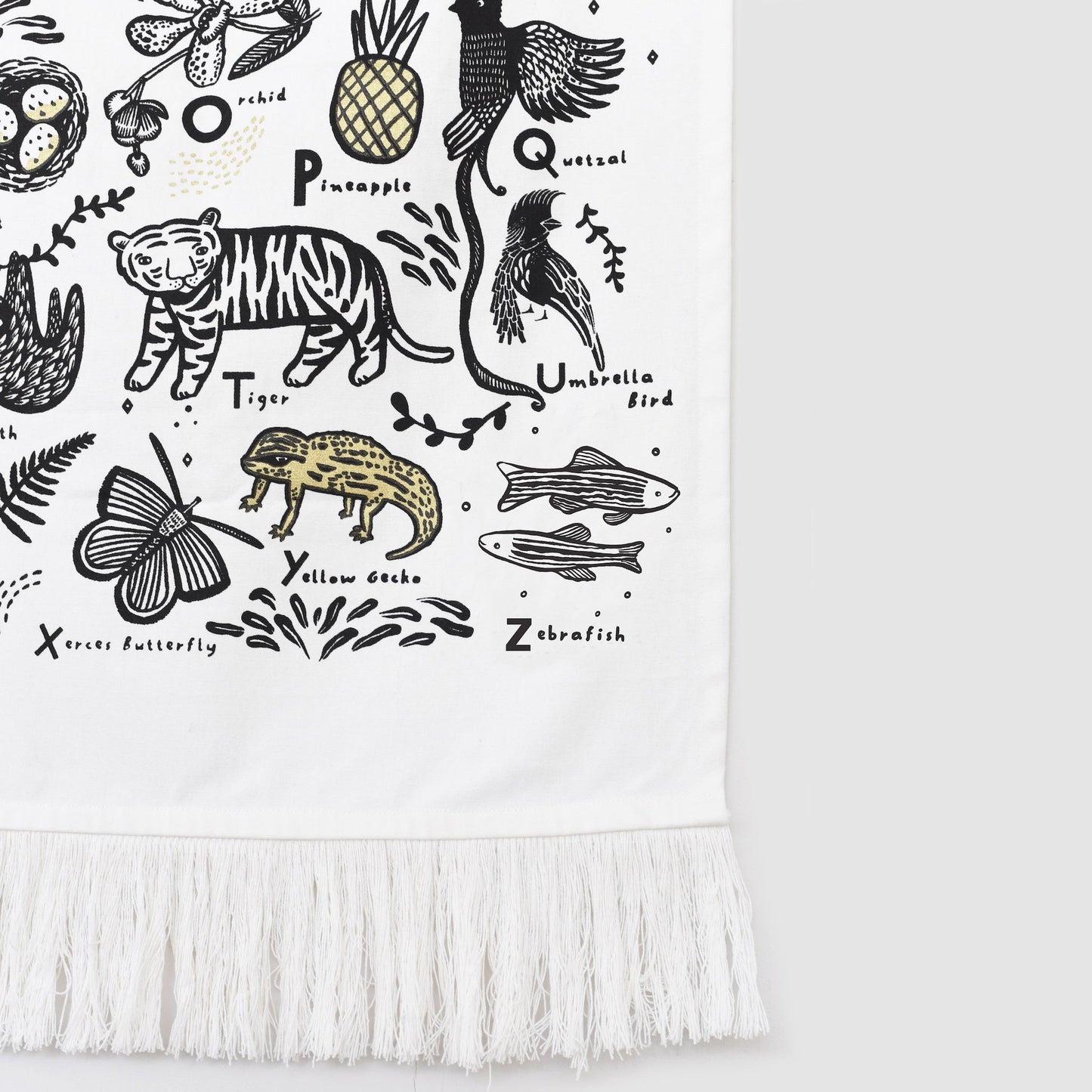 Jungle Alphabet Tapestry - The Nurturing Nook