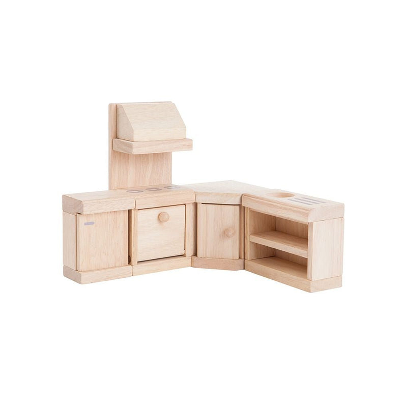 PlanToys classic kitchen miniature furniture set