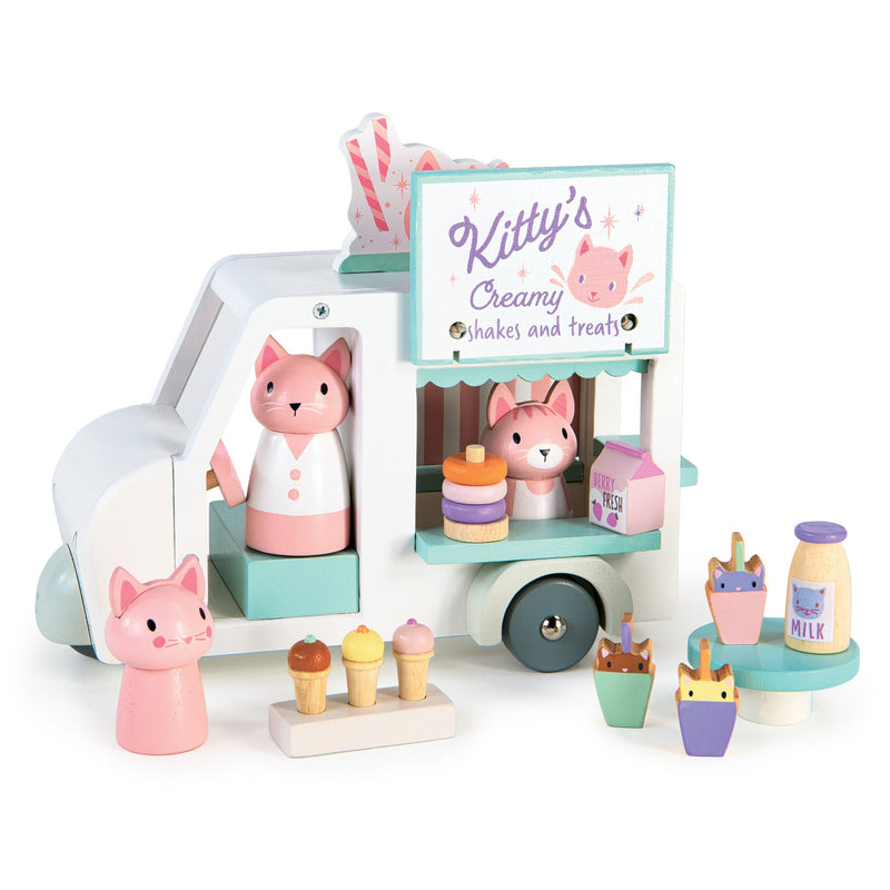 Tender Leaf Kitty's milkshake van pretend play set