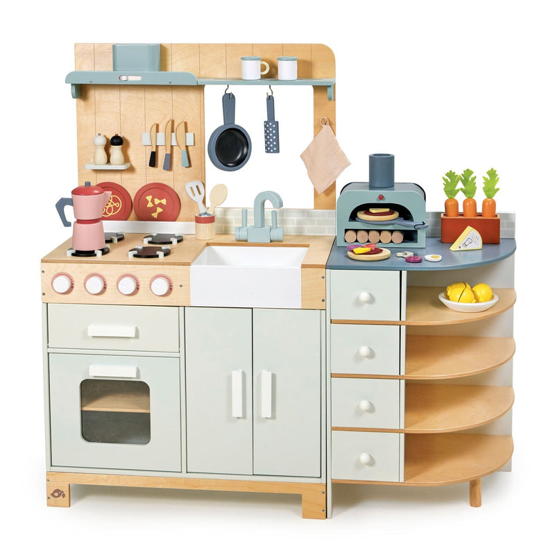 Tender Leaf La Flamma grand kitchen wooden pretend playset