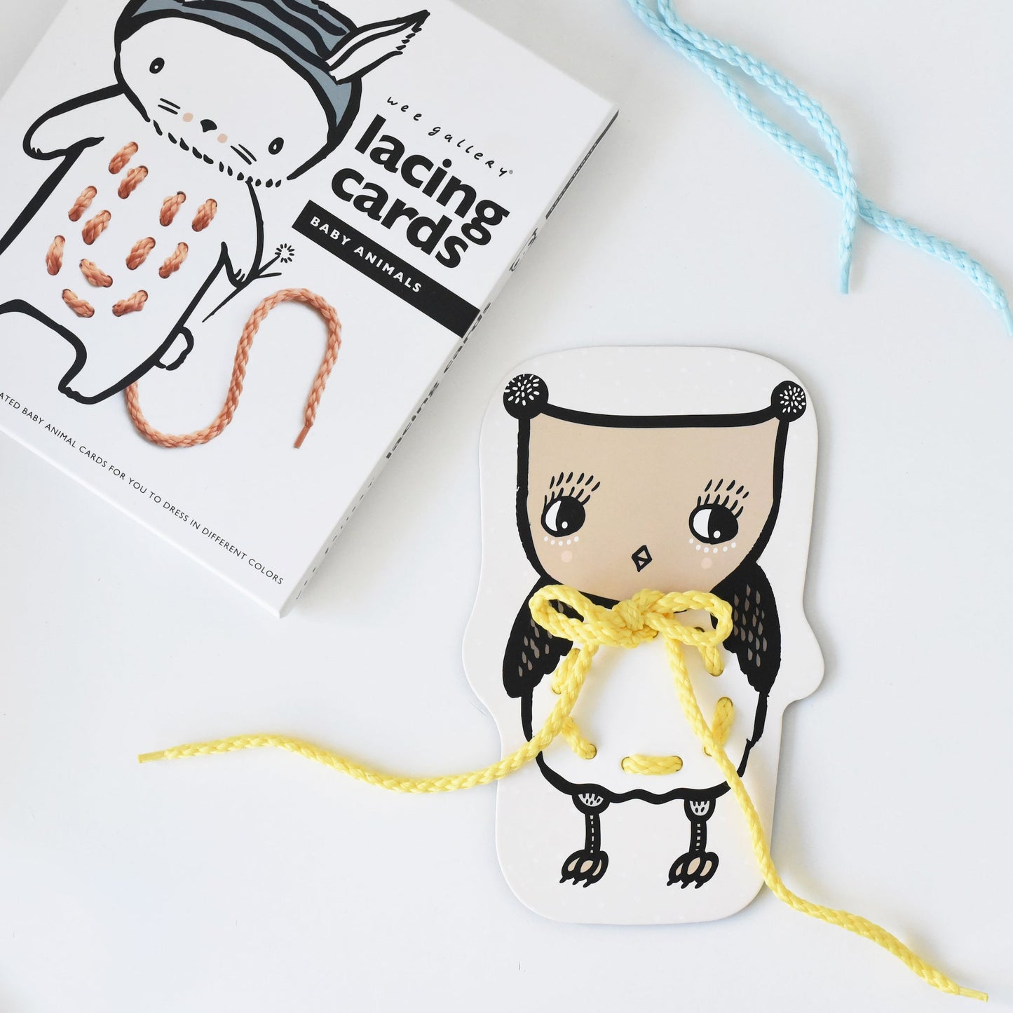 Lacing Cards - Baby Animals - The Nurturing Nook