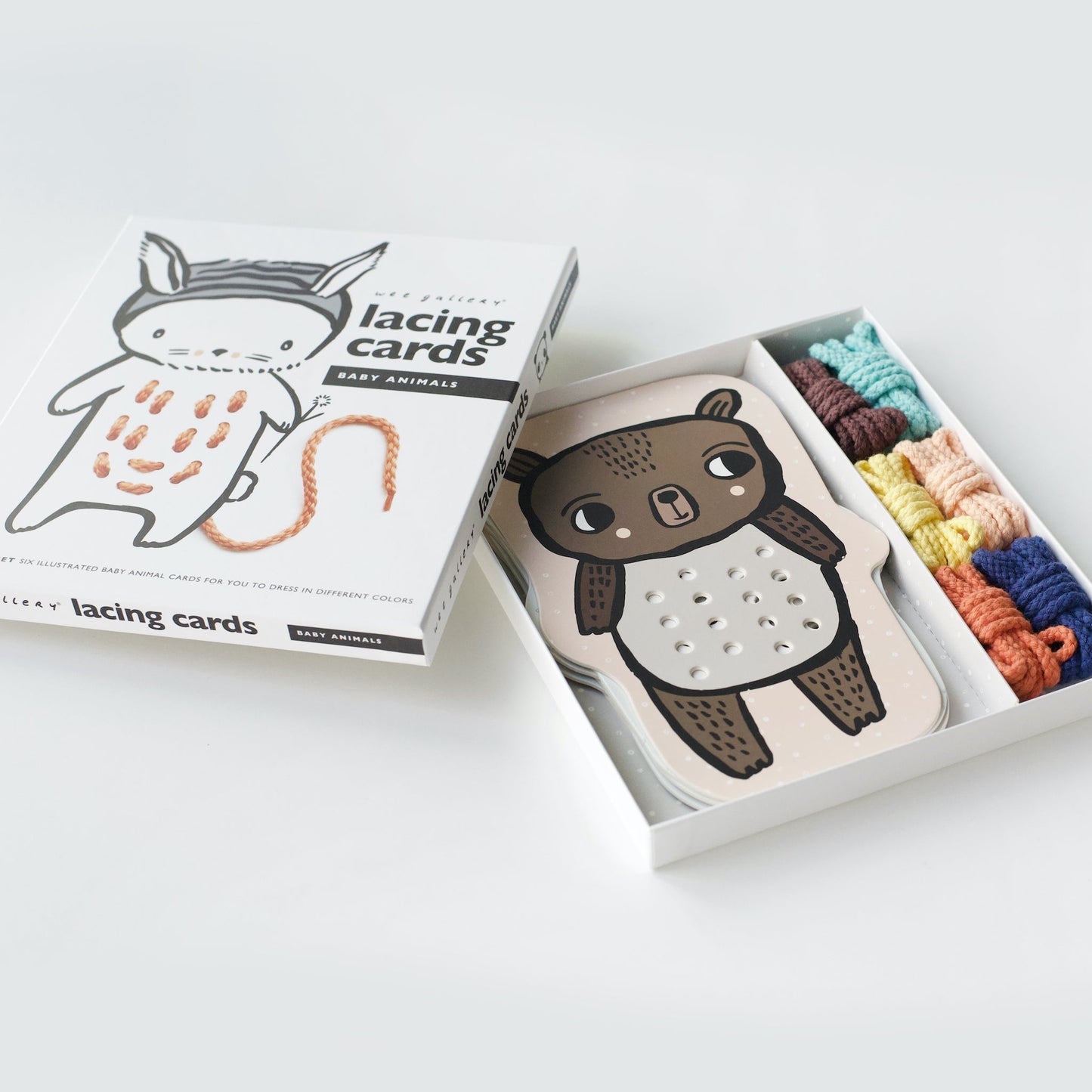 Lacing Cards - Baby Animals - The Nurturing Nook