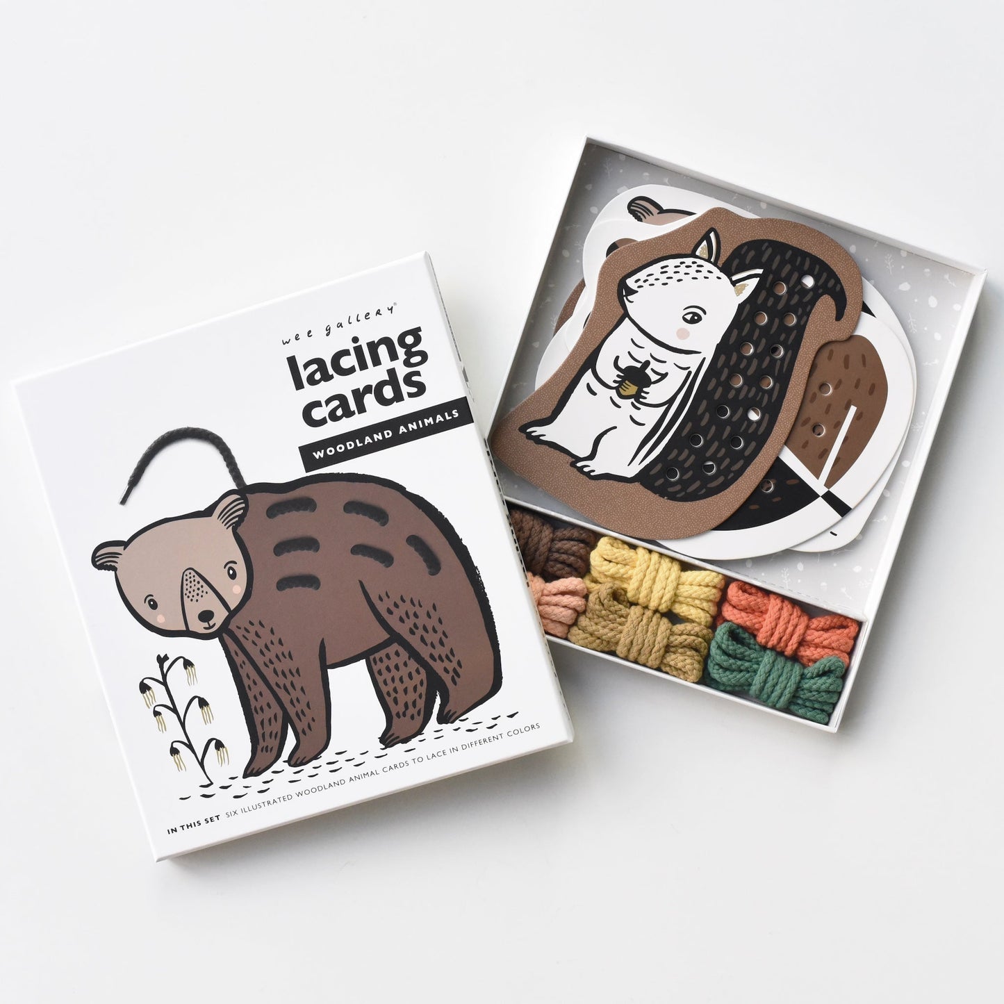 Lacing Cards - Woodland Animals - The Nurturing Nook