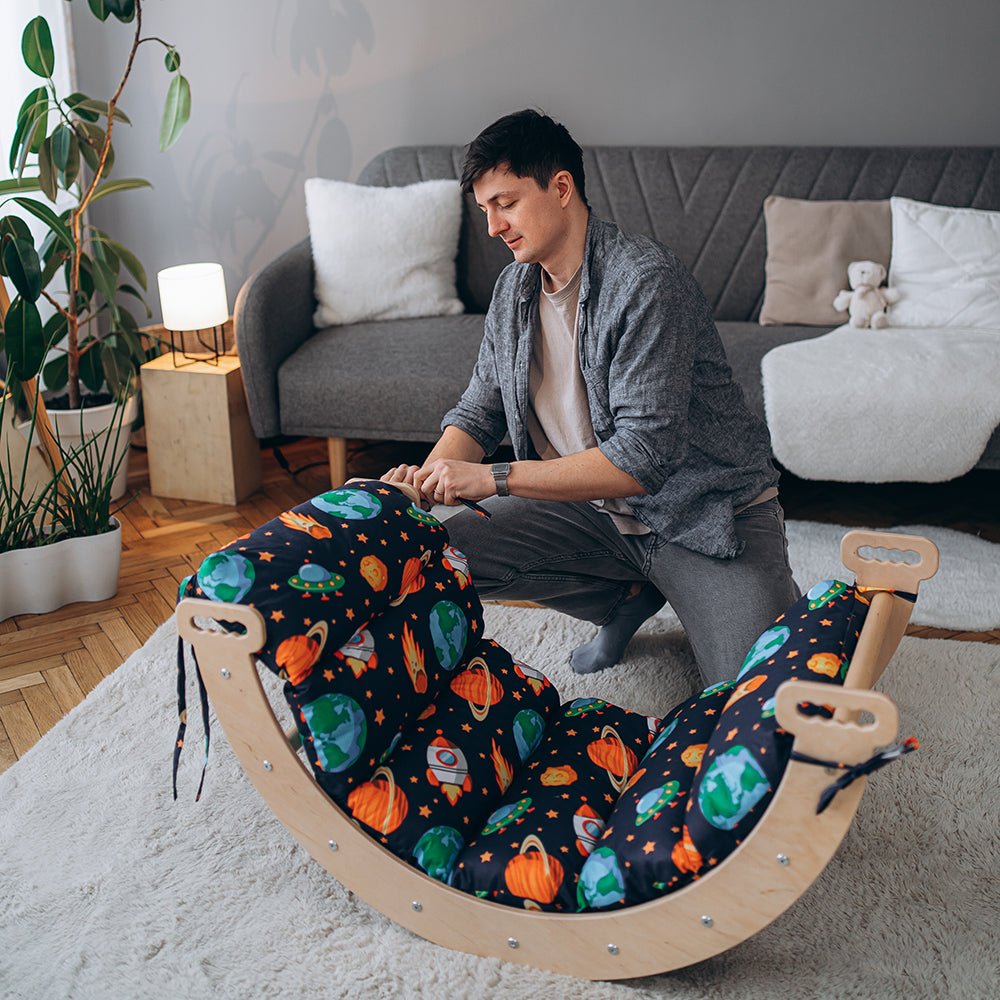 Large climbing arch – with pillow or tent - The Nurturing Nook