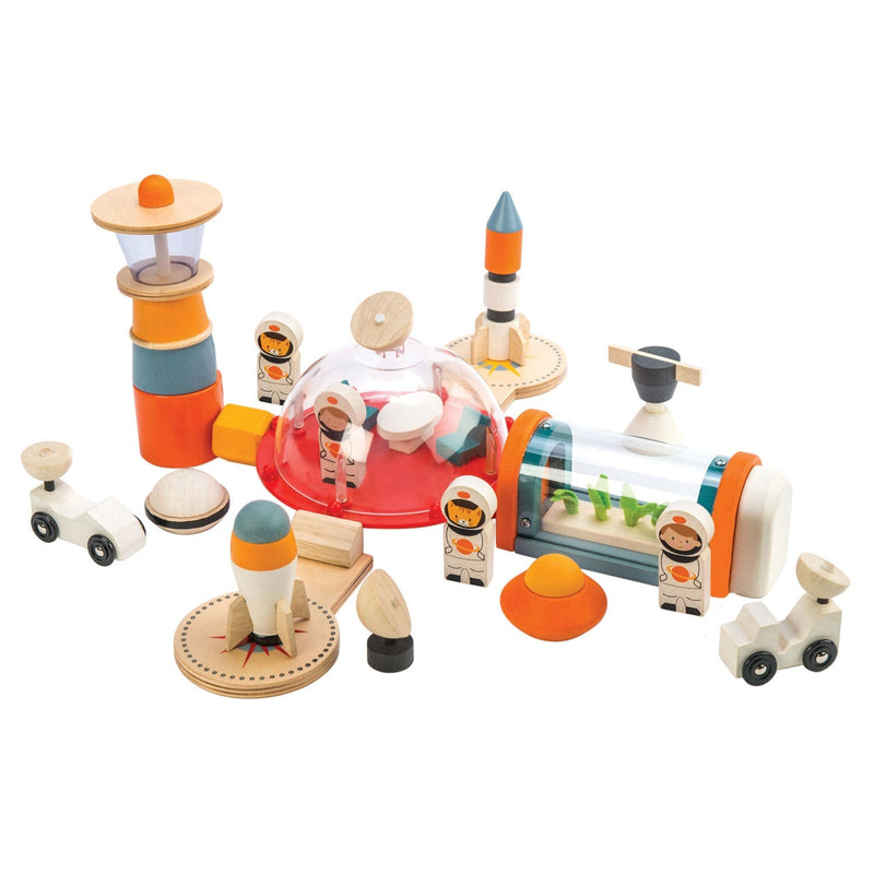 Tender Leaf Life on Mars wooden space station play set