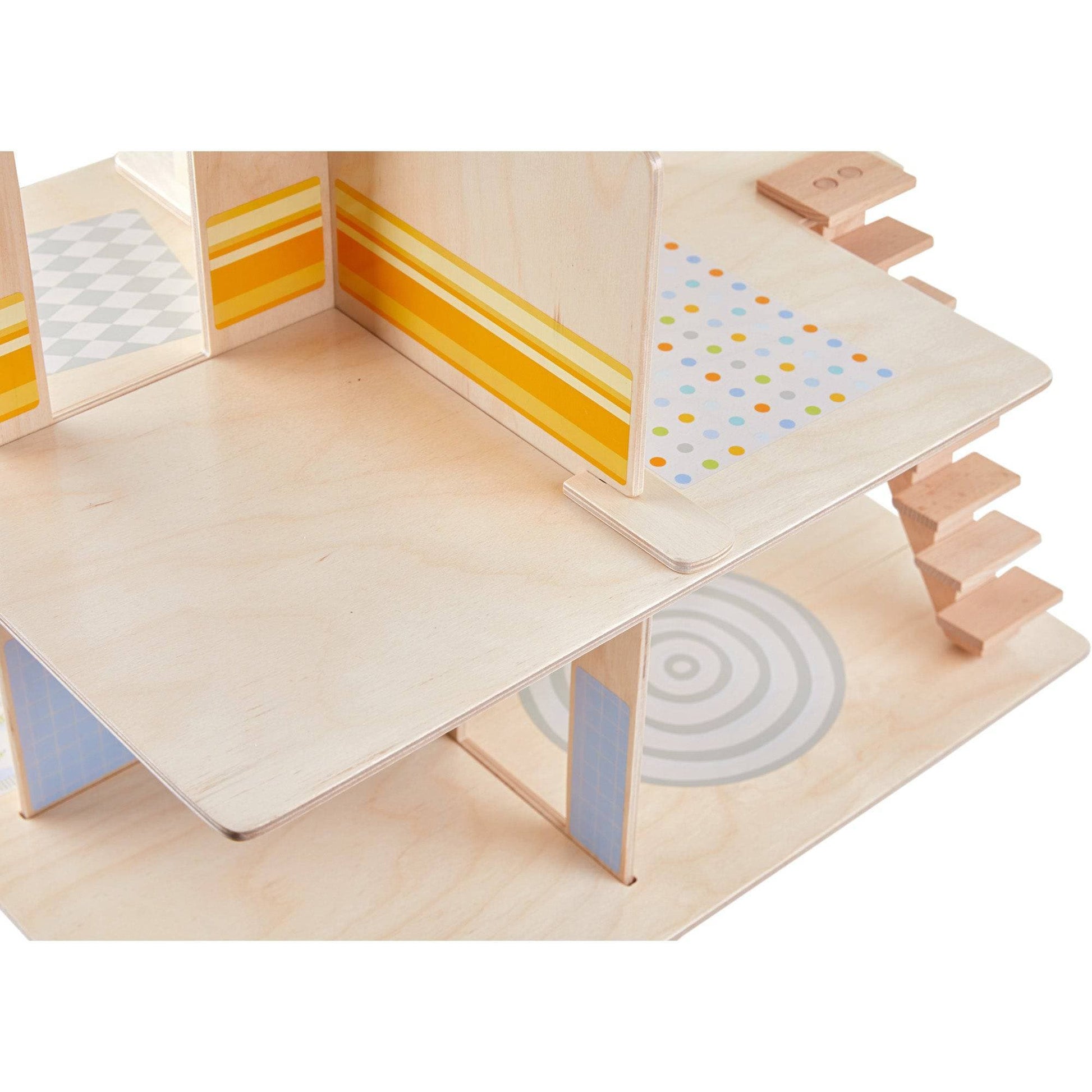 Little Friends Dollhouse Town Villa with Furniture - The Nurturing Nook