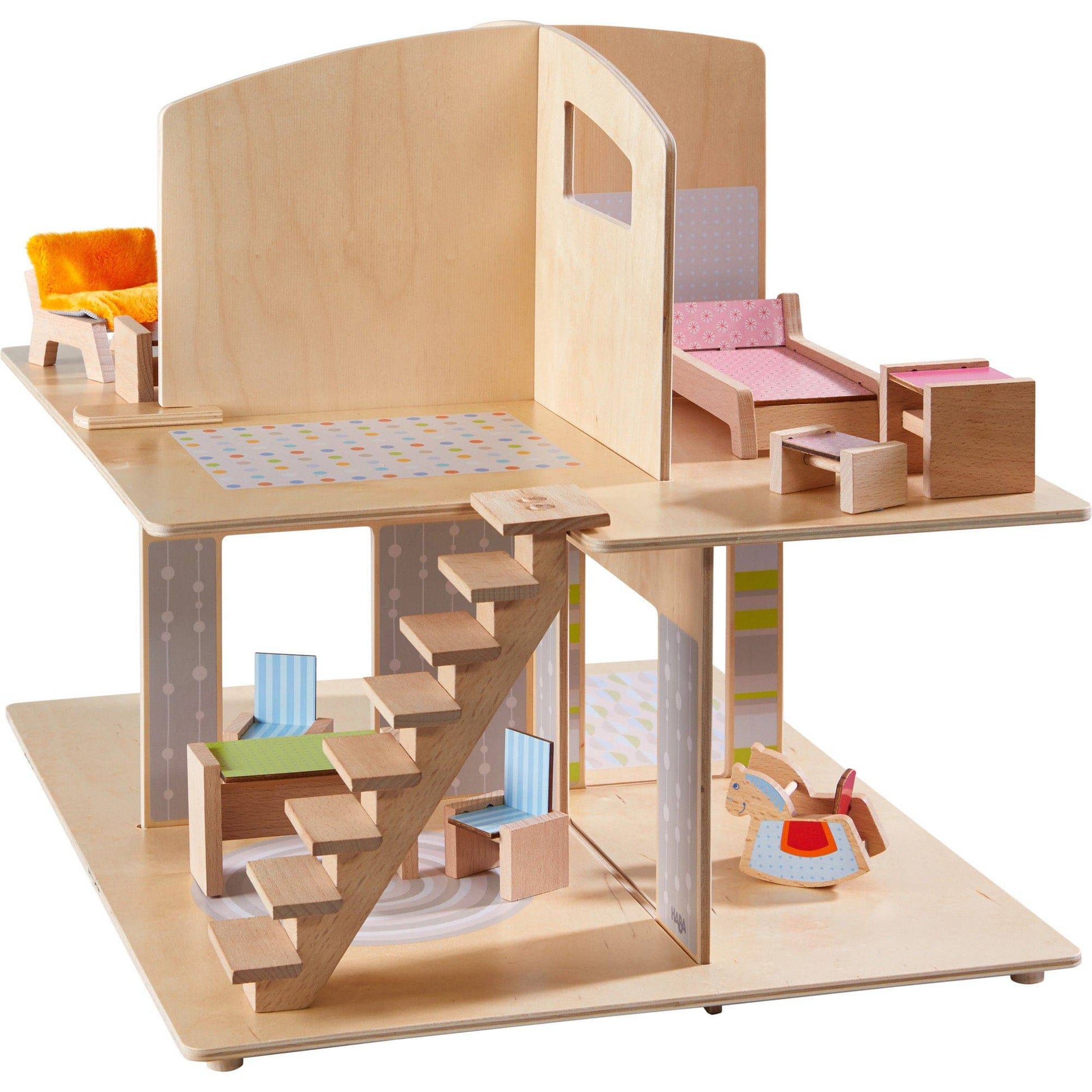 Little Friends Dollhouse Town Villa with Furniture - The Nurturing Nook