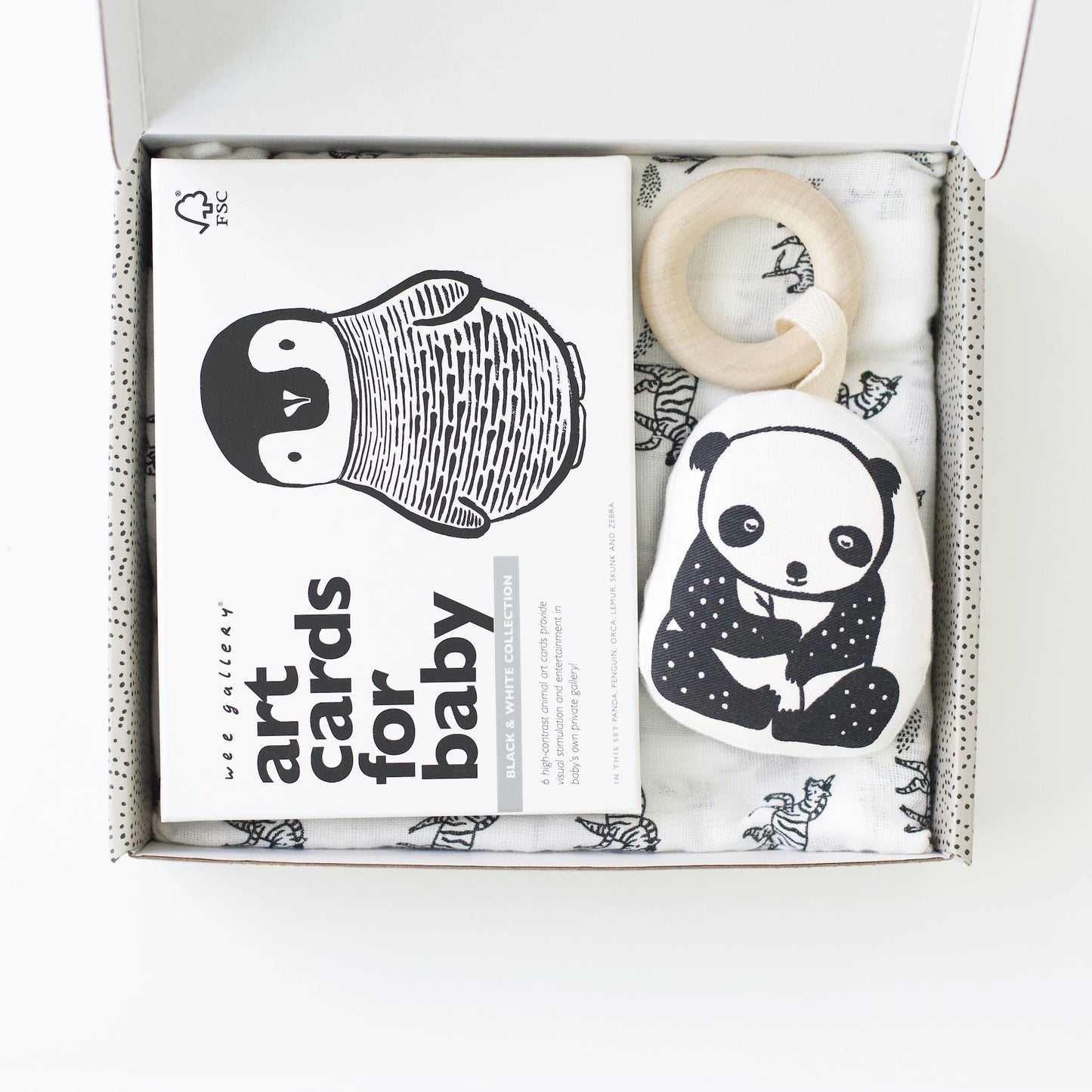 Little naturalist gift set – zebra + panda - The Nurturing Nook