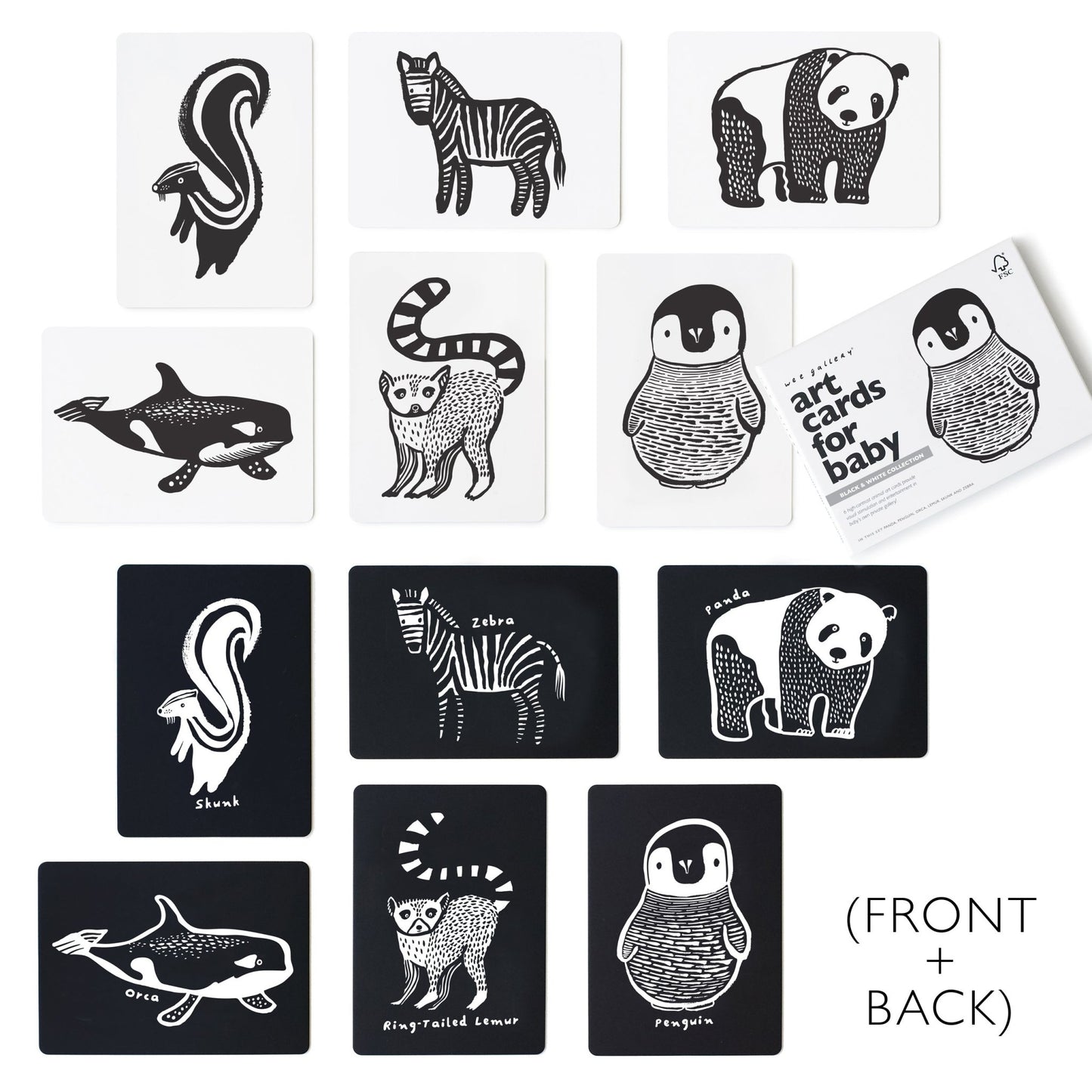 Little naturalist gift set – zebra + panda - The Nurturing Nook