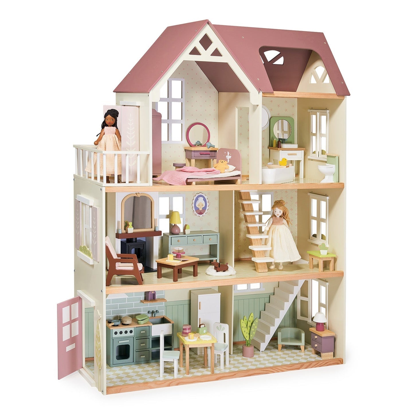 Lola Wooden Doll - The Nurturing Nook