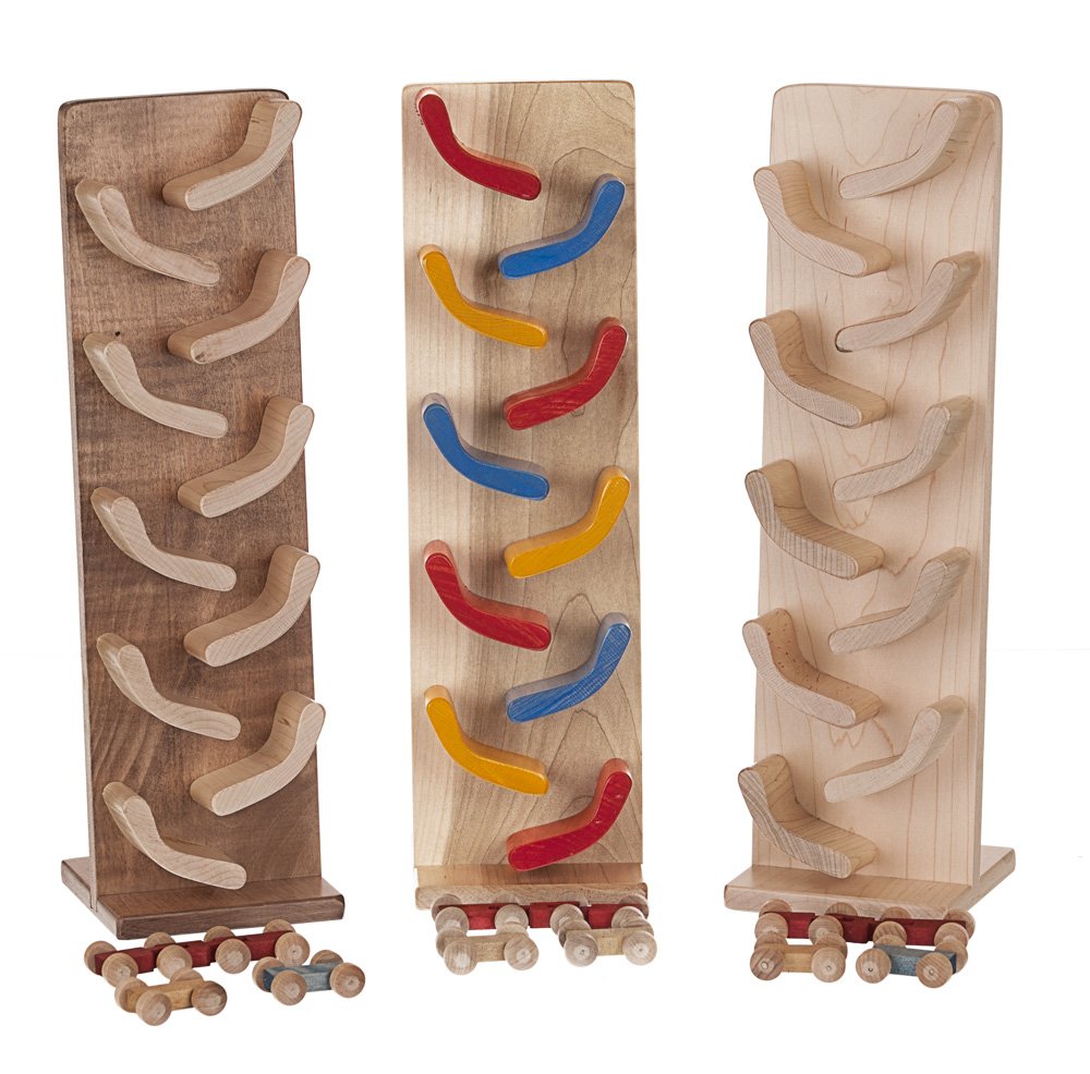 Mini wooden car roller toy – handmade