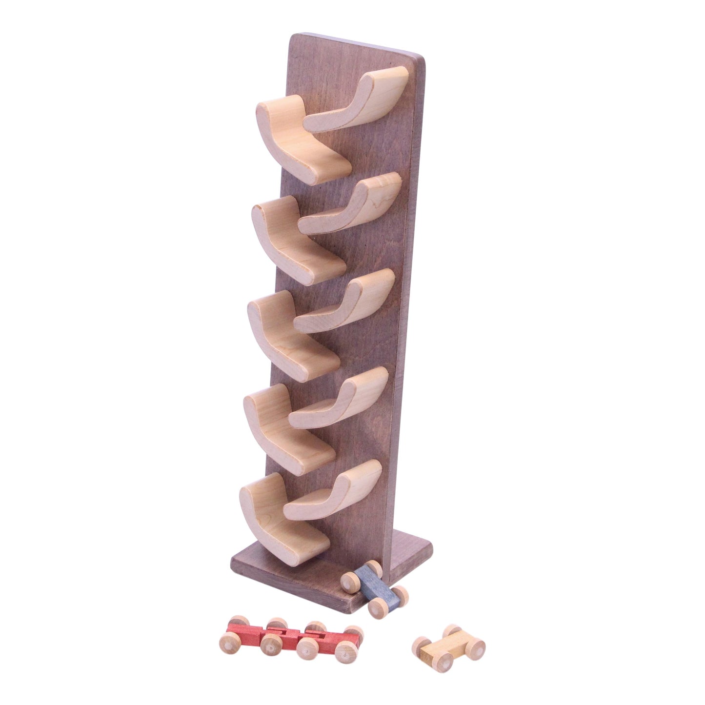 Mini wooden car roller toy – handmade
