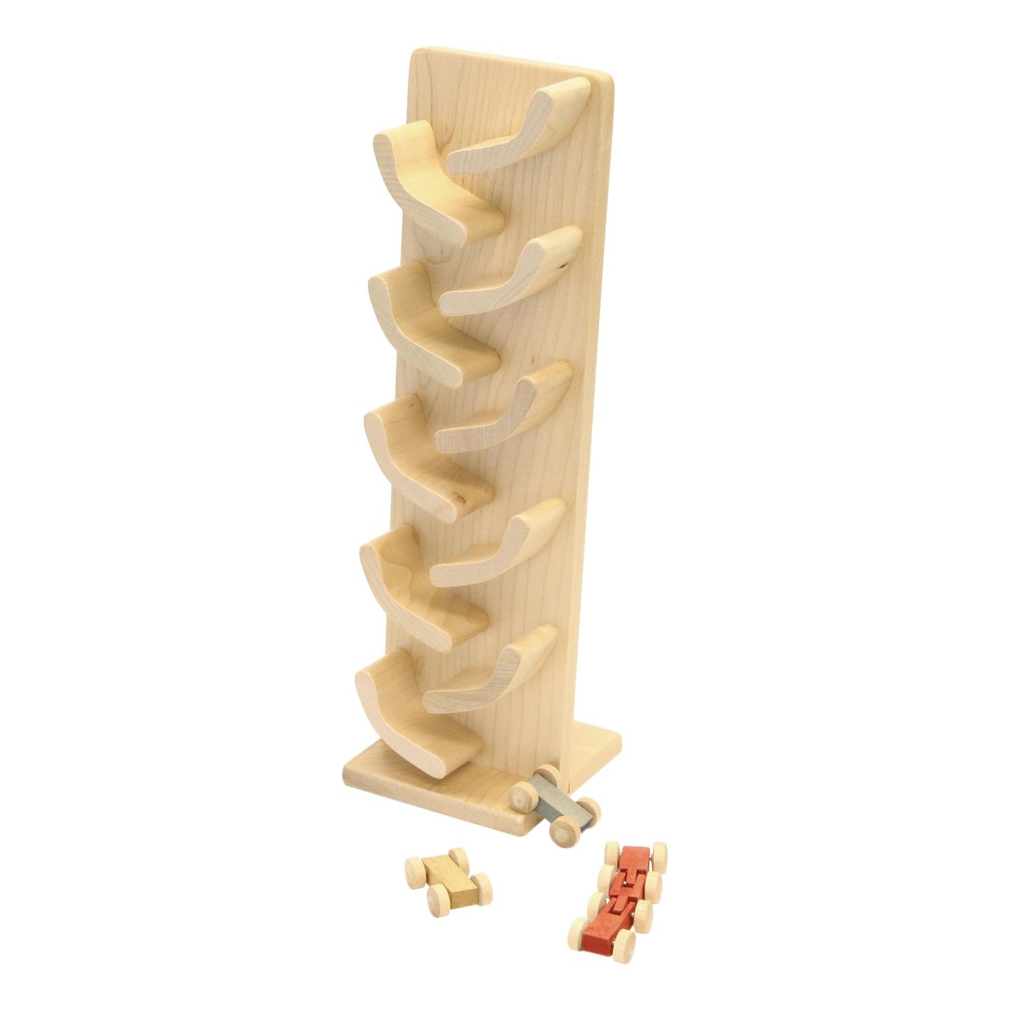 Mini wooden car roller toy – handmade