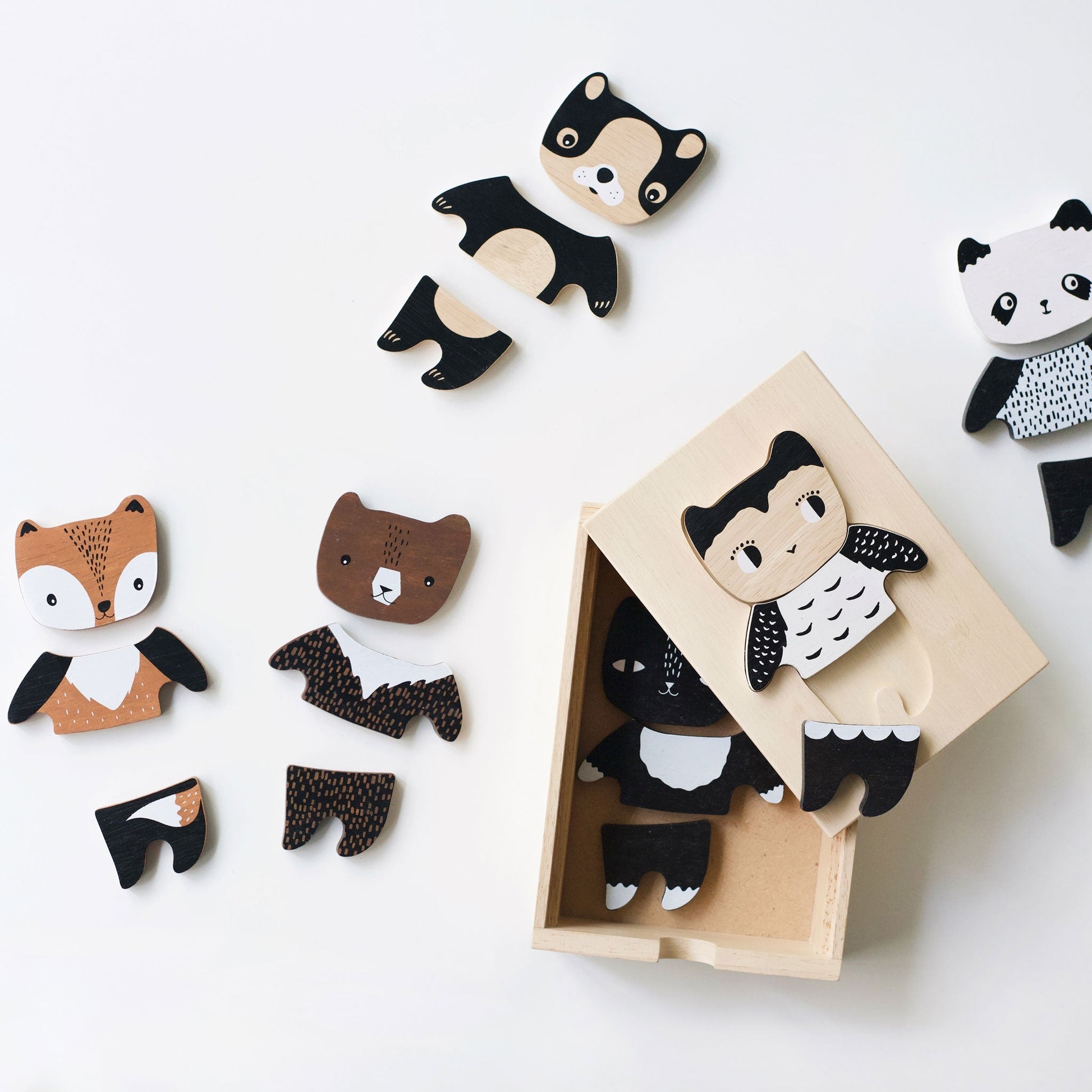 Mix + match animal tiles - The Nurturing Nook