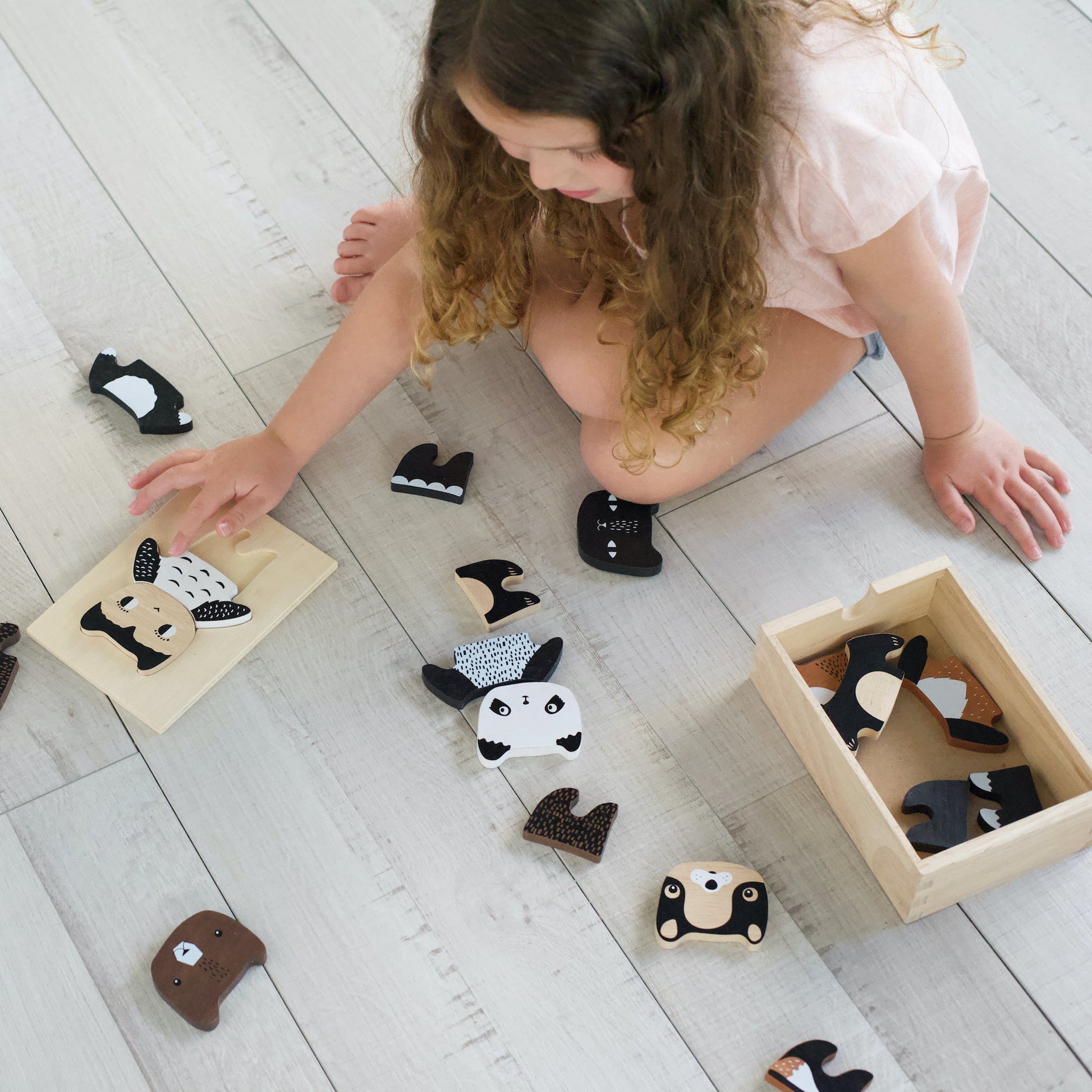 Mix + match animal tiles - The Nurturing Nook