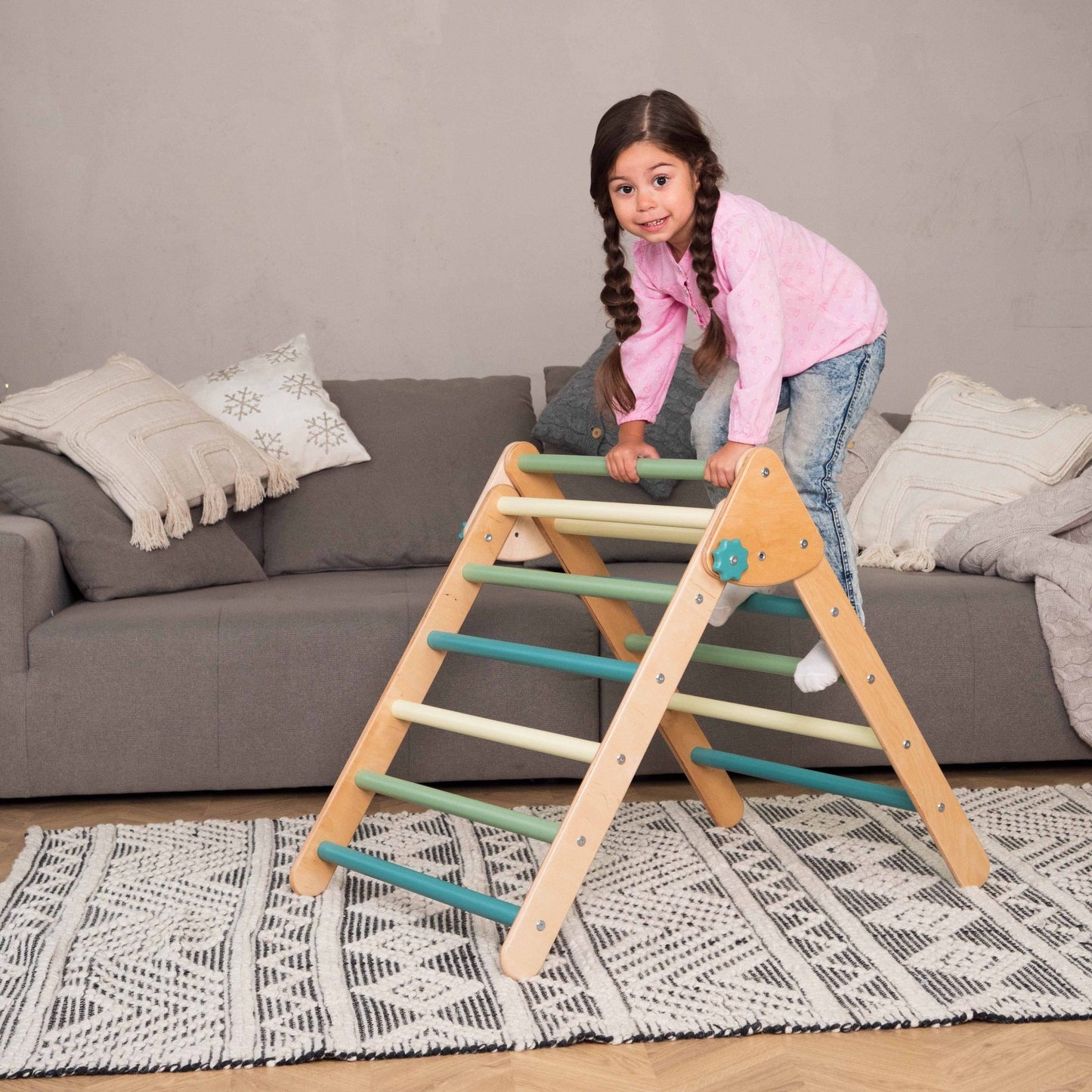 Montessori climbing triangle – foldable, 3 sizes - The Nurturing Nook