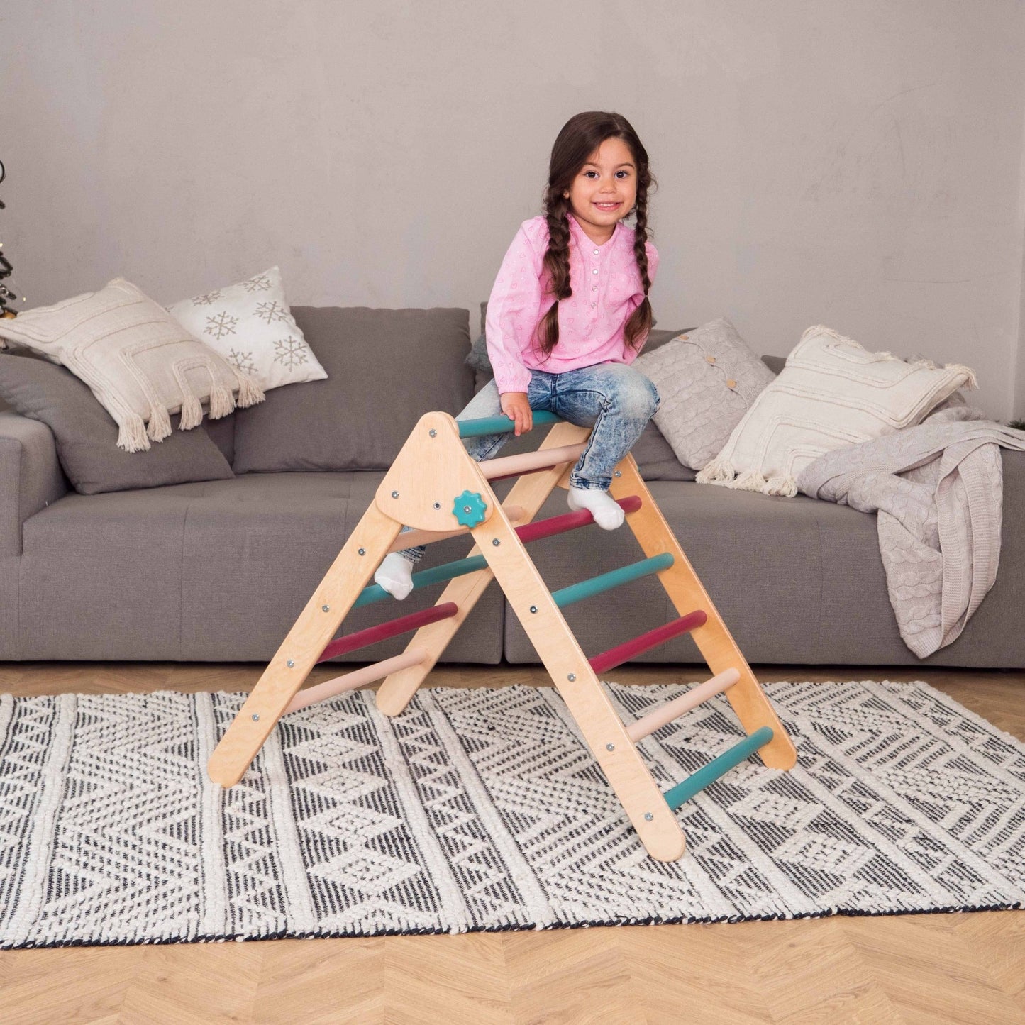 Montessori climbing triangle – foldable, 3 sizes - The Nurturing Nook