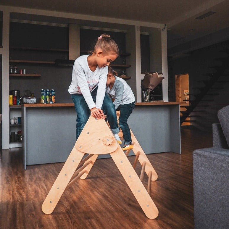Montessori climbing triangle – foldable, 3 sizes - The Nurturing Nook