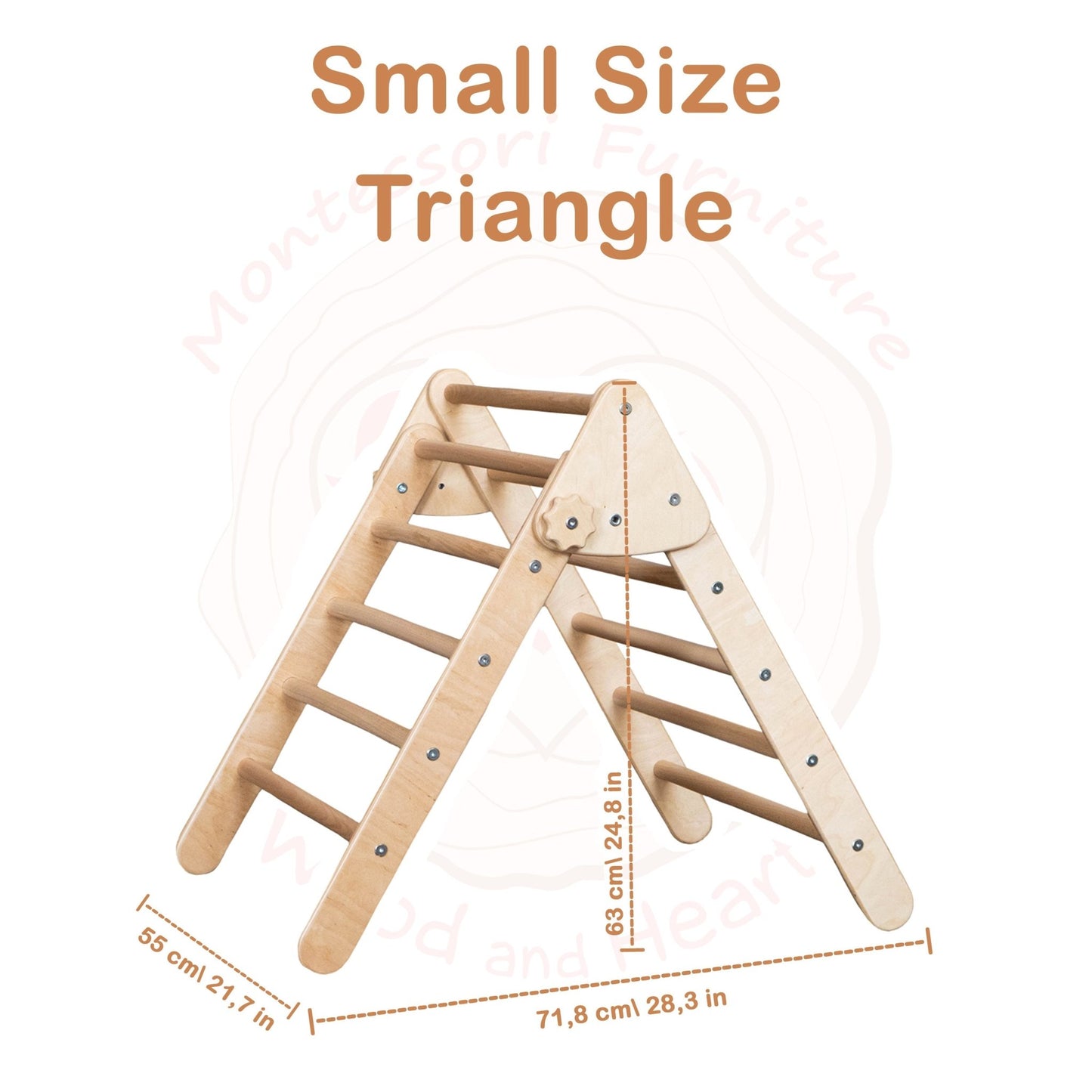 Montessori climbing triangle – foldable, 3 sizes - The Nurturing Nook