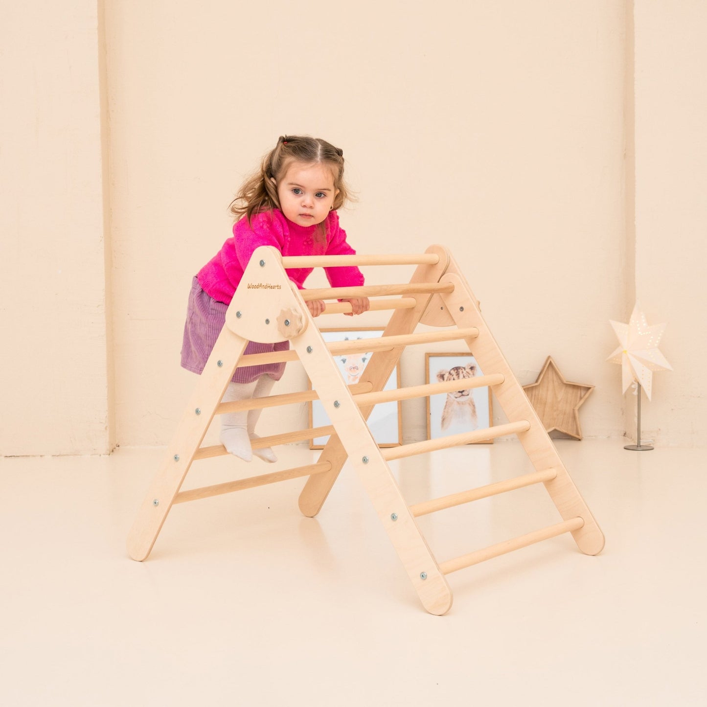 Montessori climbing triangle – foldable, 3 sizes - The Nurturing Nook