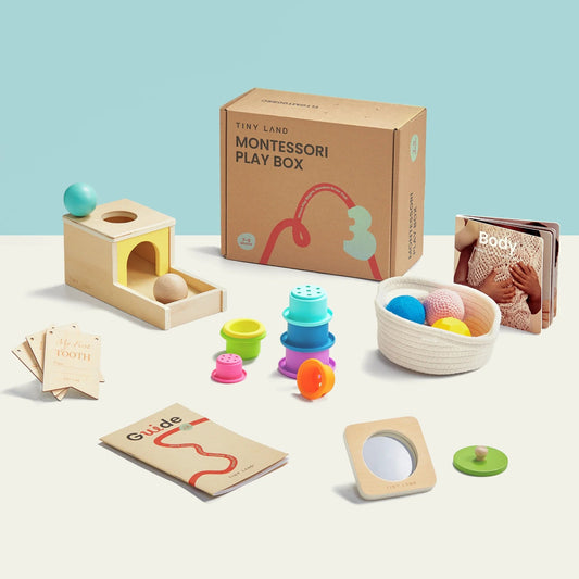 Montessori learning box – 7 to 9 months (non - subscription) - The Nurturing Nook