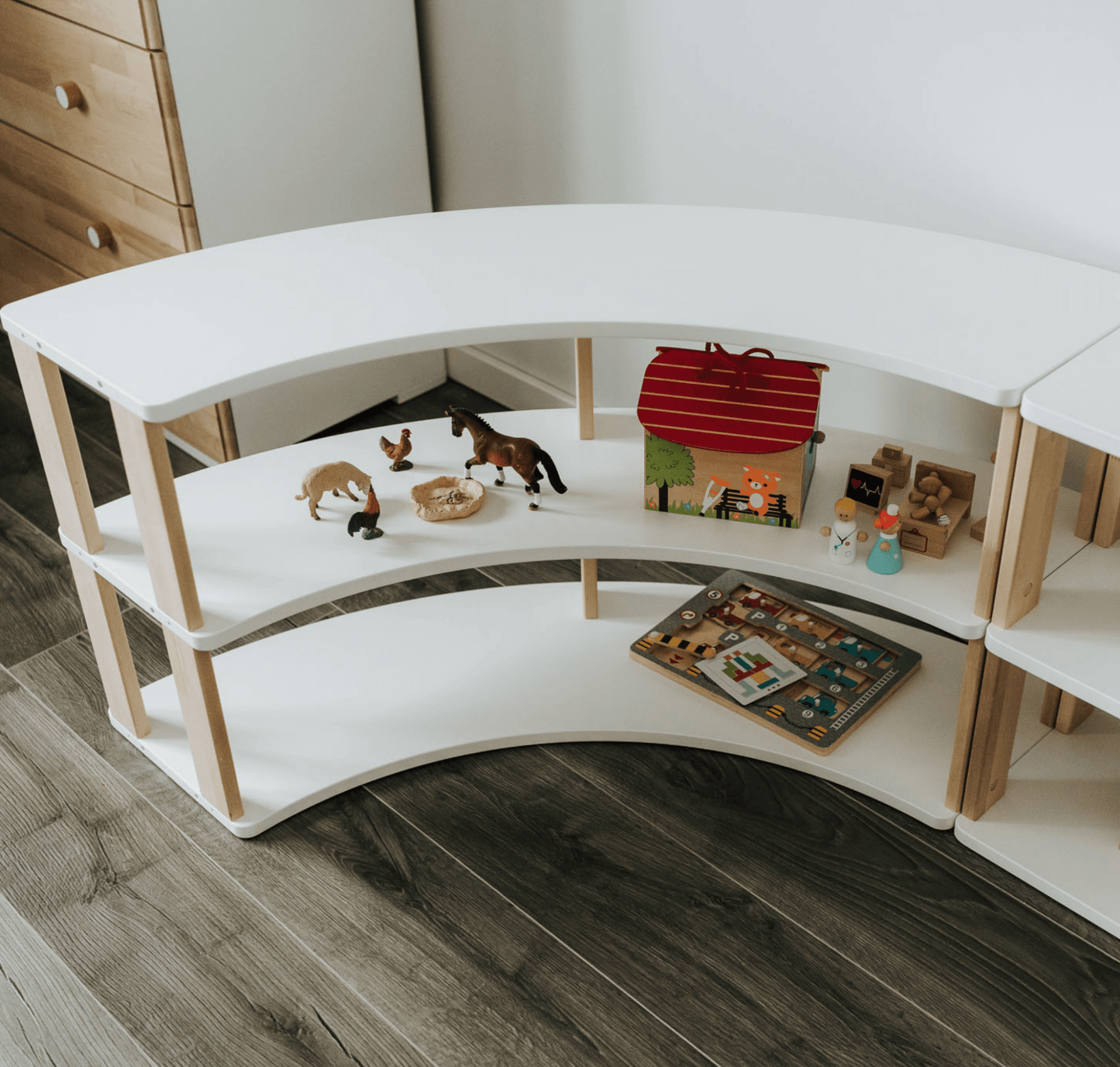 Montessori Modular Shelf for Kids - ARC - The Nurturing Nook