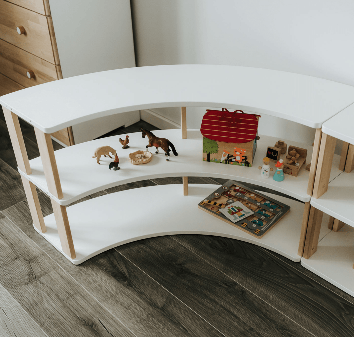 Montessori Modular Shelf for Kids - ARC - The Nurturing Nook