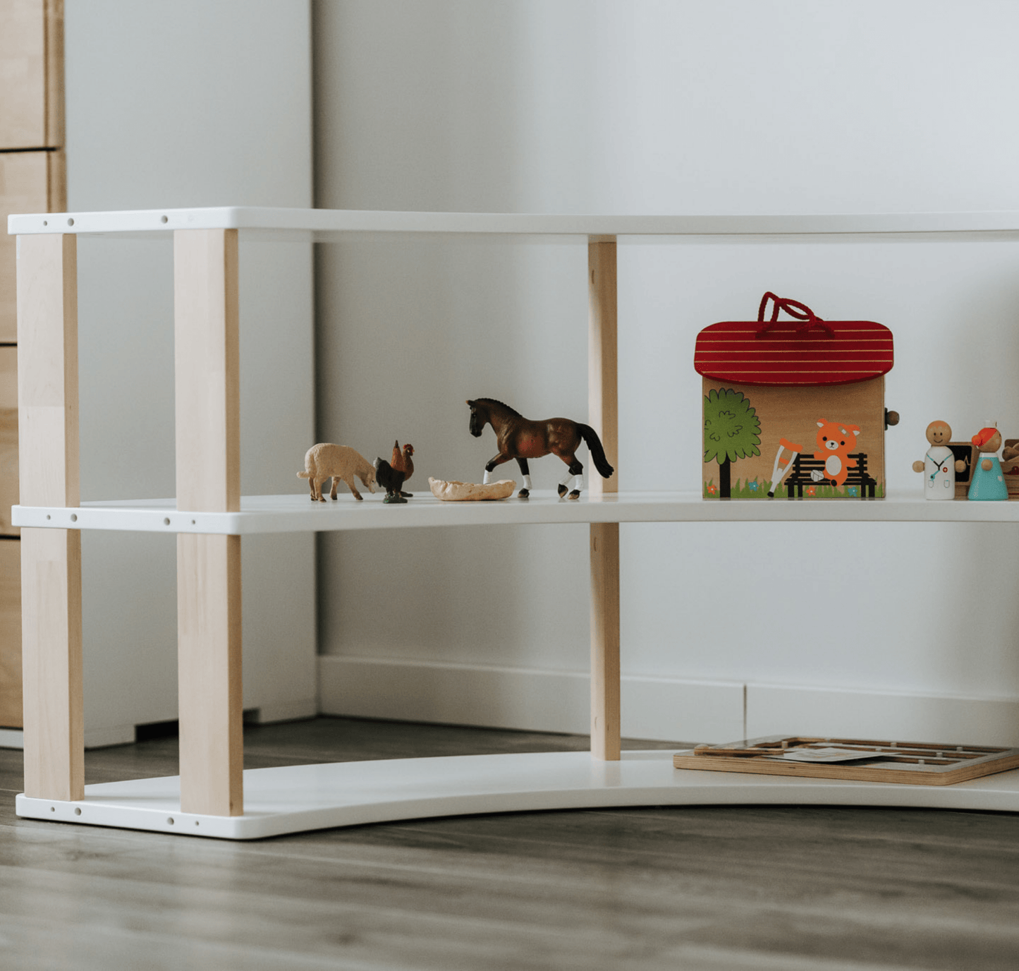 Montessori Modular Shelf for Kids - ARC - The Nurturing Nook