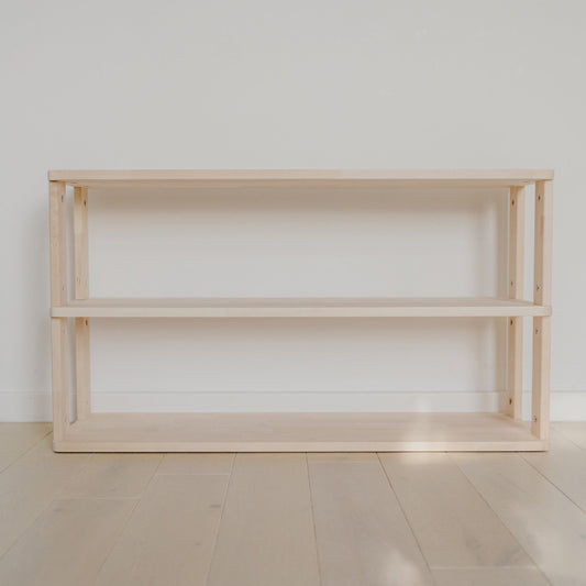 Montessori Modular Shelf for Kids - STRAIGHT - The Nurturing Nook