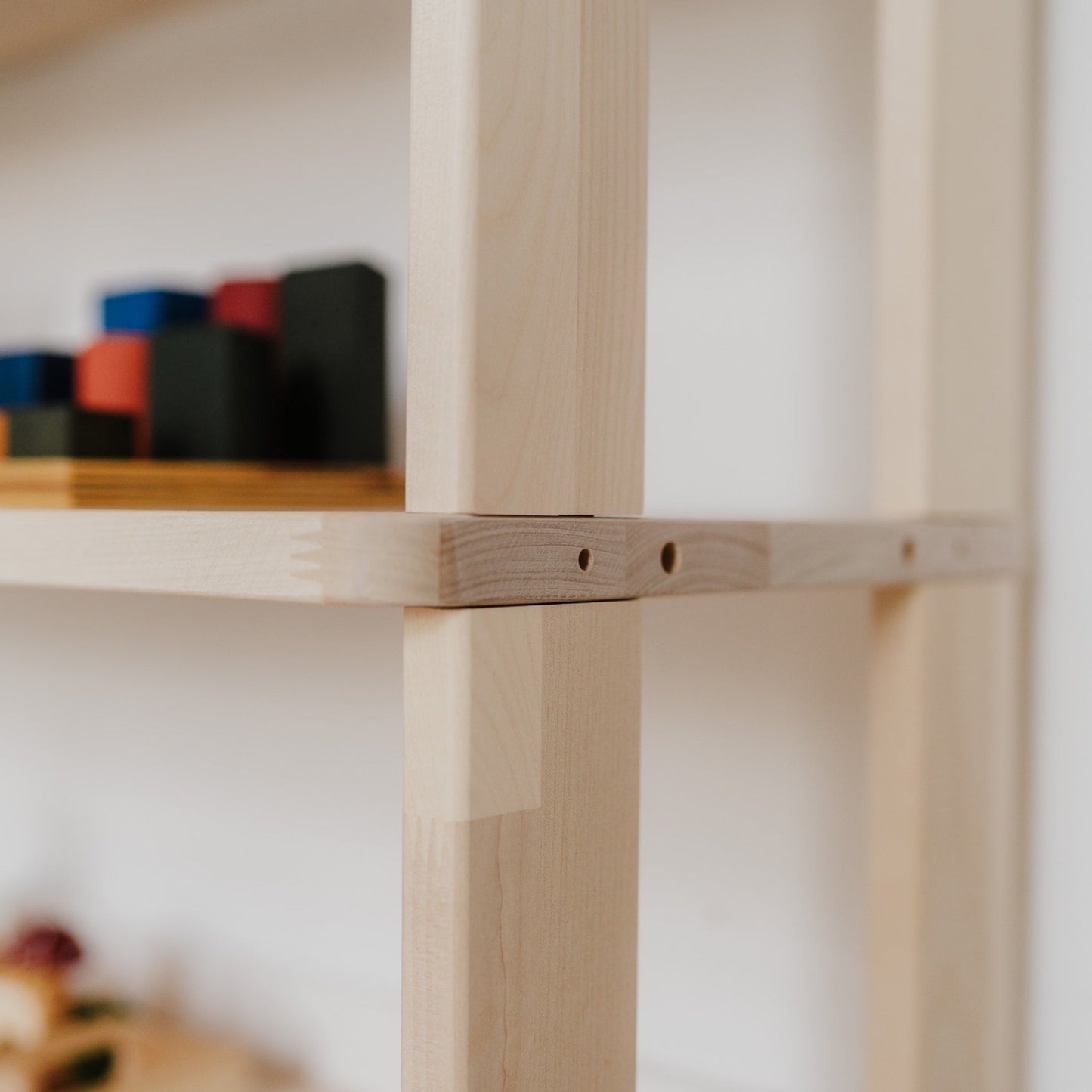 Montessori Modular Shelf for Kids - STRAIGHT - The Nurturing Nook