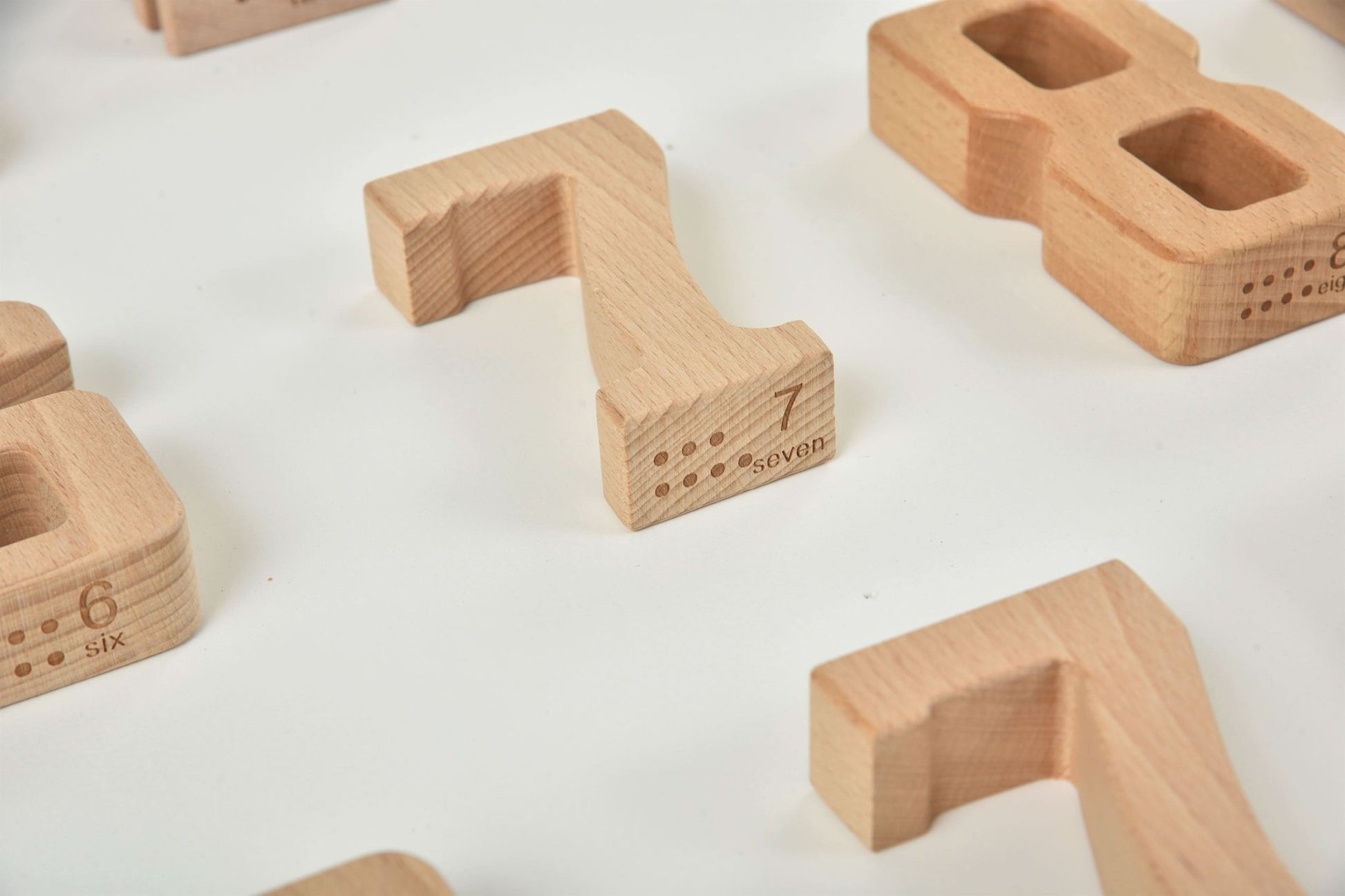 Montessori number blocks – large wooden learning set - The Nurturing Nook
