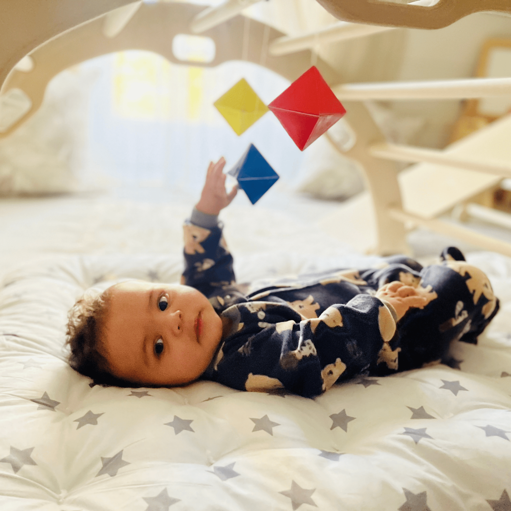 Montessori Octahedron Mobile - The Nurturing Nook