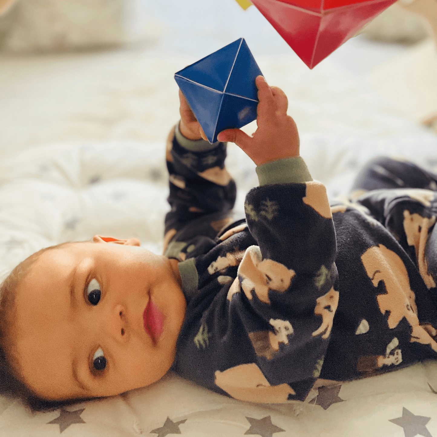 Montessori Octahedron Mobile - The Nurturing Nook